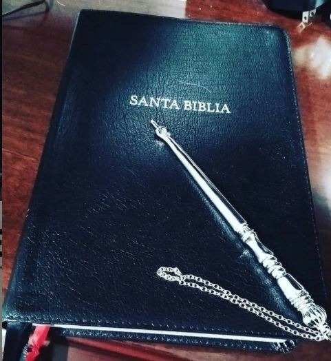 Torah Book Pointer Yad Hand Pointer Silver Finish Great bar bat Mitzvah Gift with a 20cm Bead Charm (17 cm Silver in Gift Box) customer photo 2