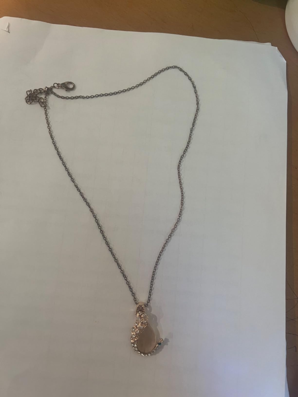 MTLEE 4 Set Peacock Jewelry for Women, Earrings and Necklace Set, Gifts customer photo 1