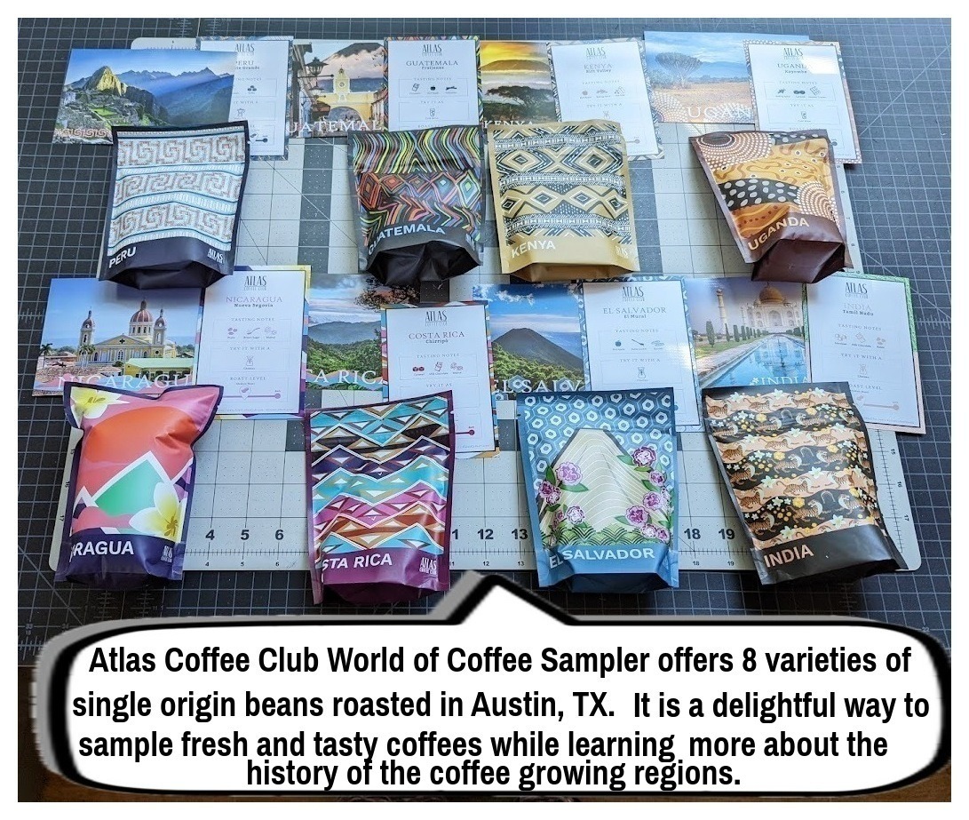 Atlas Coffee Club World of Coffee Discovery Set - Gourmet Coffee Gift Sampler - 8-Pack Variety Box of the World's Best Single Origin Coffees - Whole Bean customer photo 2