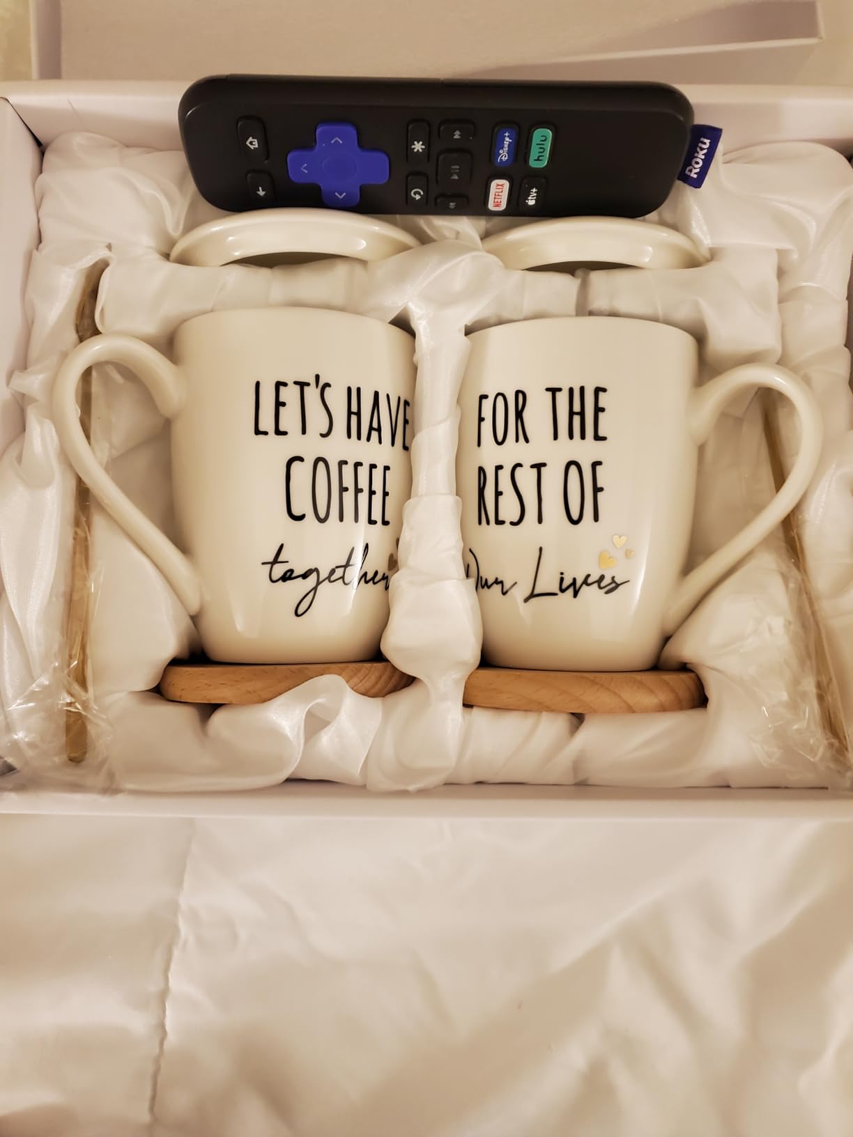 AW BRIDAL Ceramic Engagement Gifts For Couples Coffee Mugs Set Of 2, 12 Oz | Unique Newly Engaged Bachelorette Bridal Shower Gift for Bride, Anniversary Wedding Gifts for Couple customer photo 2
