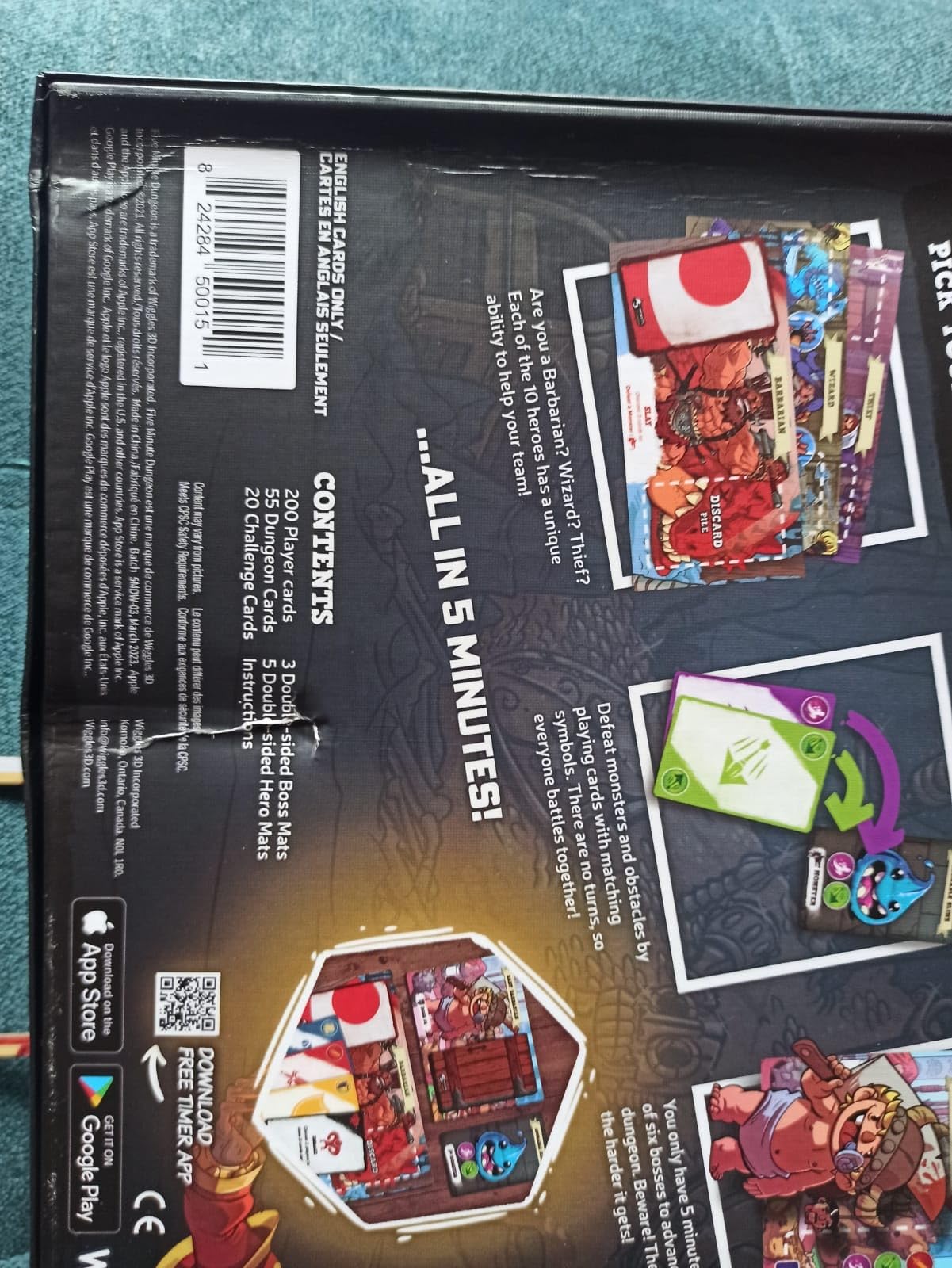 Wiggles 3D 5-Minute Dungeon A Chaotic, Co-Operative, Real-time Card Game | Fast-Paced Board Game | for Families, Ages 8 & up | 2-5 Players customer photo 2