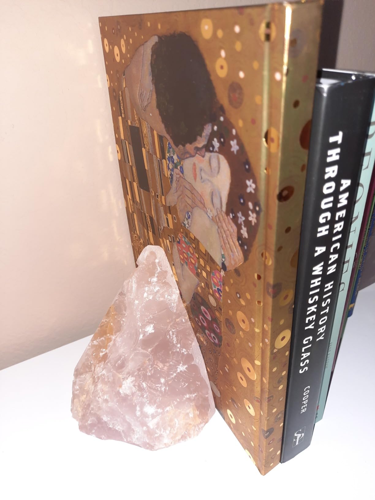 Rose Quartz Bookends Pink Crystal customer photo 1