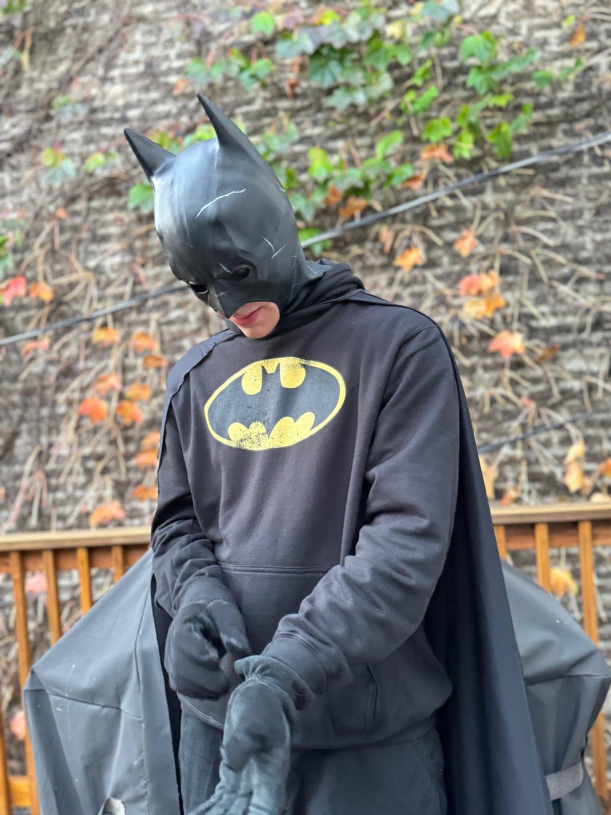 DC Batman Logo Classic Distressed Pullover Hoodie customer photo 1
