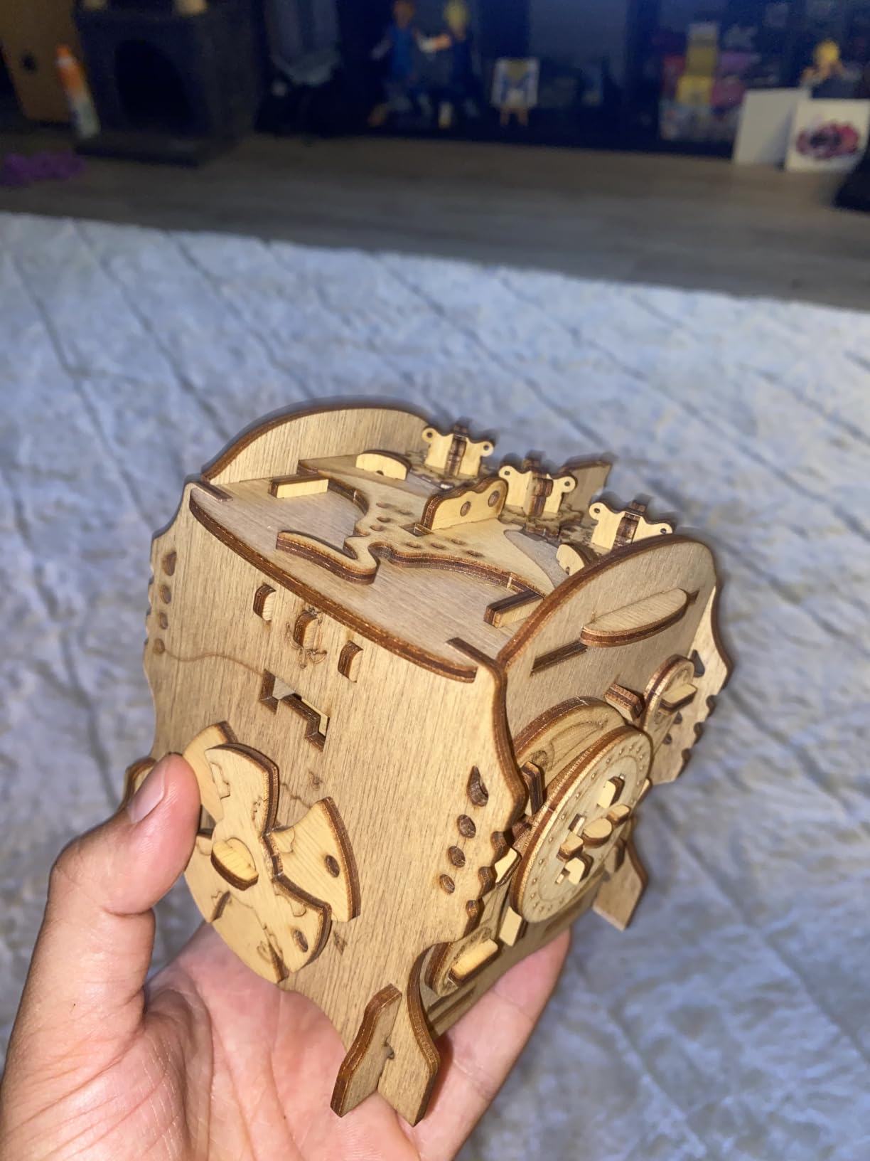iDventure Cluebox Nautilus, Escape Room in a Wooden Puzzle Box for Adults | Submarine Adventure Brain Teaser, Clever Mechanisms, Secret Chamber, Smart Gift for Men and Puzzle Lovers, 3D Mind Puzzle customer photo 1