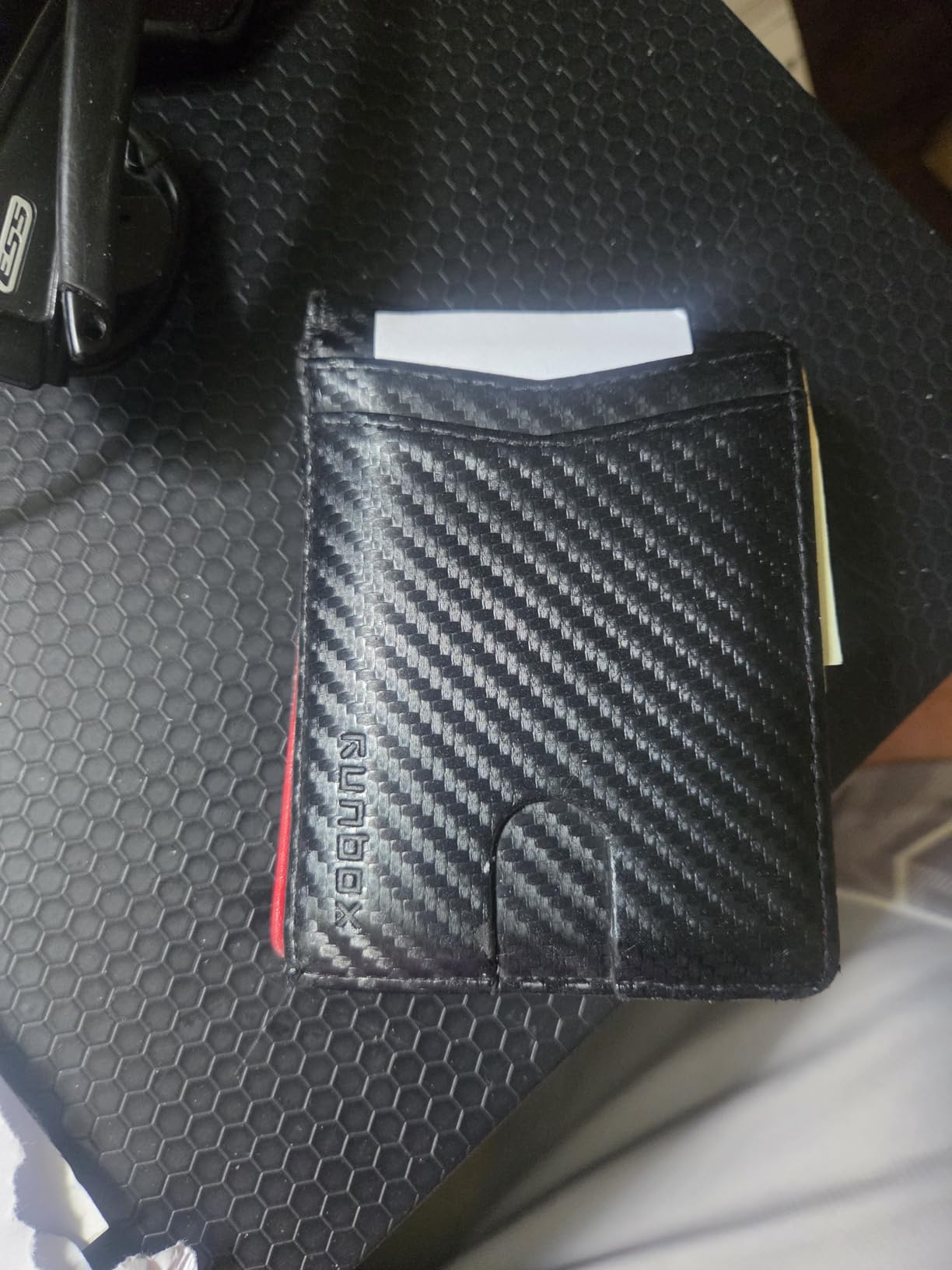 RUNBOX Wallet for Men -Slim Rfid Leather Mens Bifold Novelty Wallets 2 ID Window With Gift Box Men's Accessories | Minimalist Front Pocket Design, Holds 15 Cards, Large Capacity with Cash Pocket,Compact and Thin, Birthday Gifts for Men customer photo 2