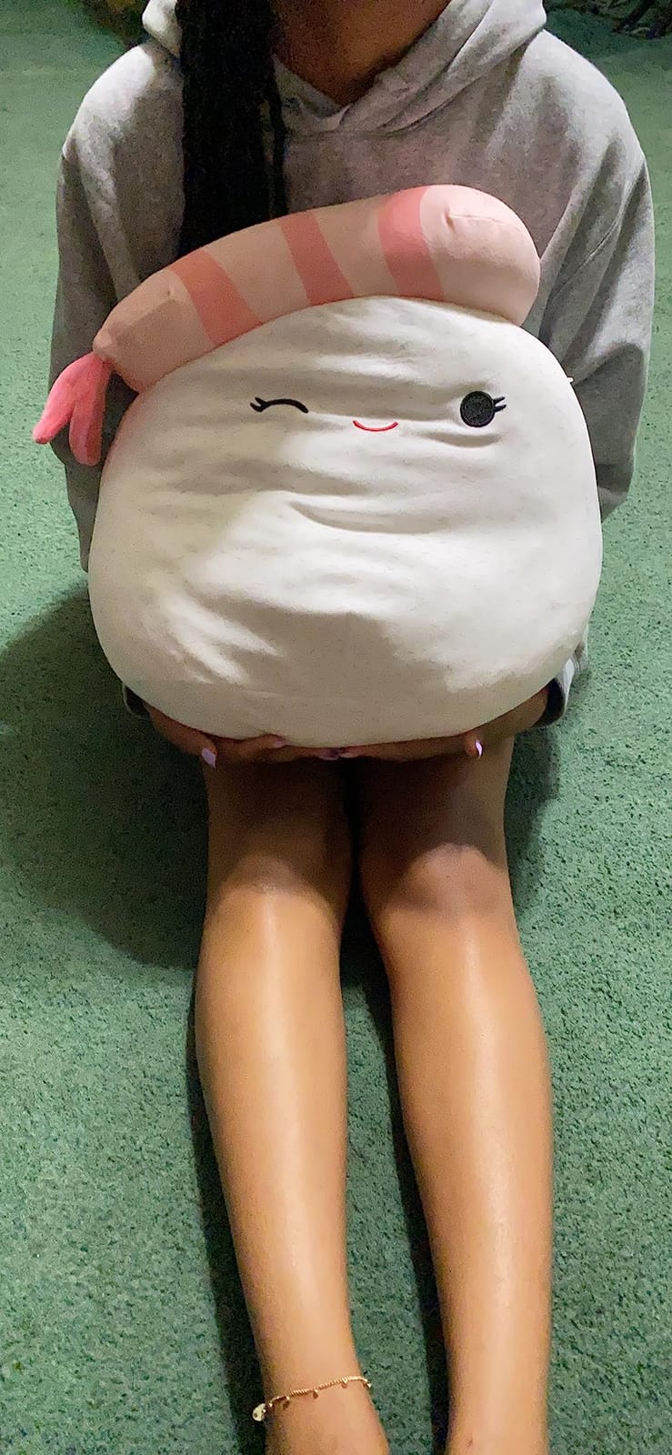 Squishmallows Original 14-Inch Large Winking Keina Shrimp Sushi - Official Jazwares Plush customer photo 2