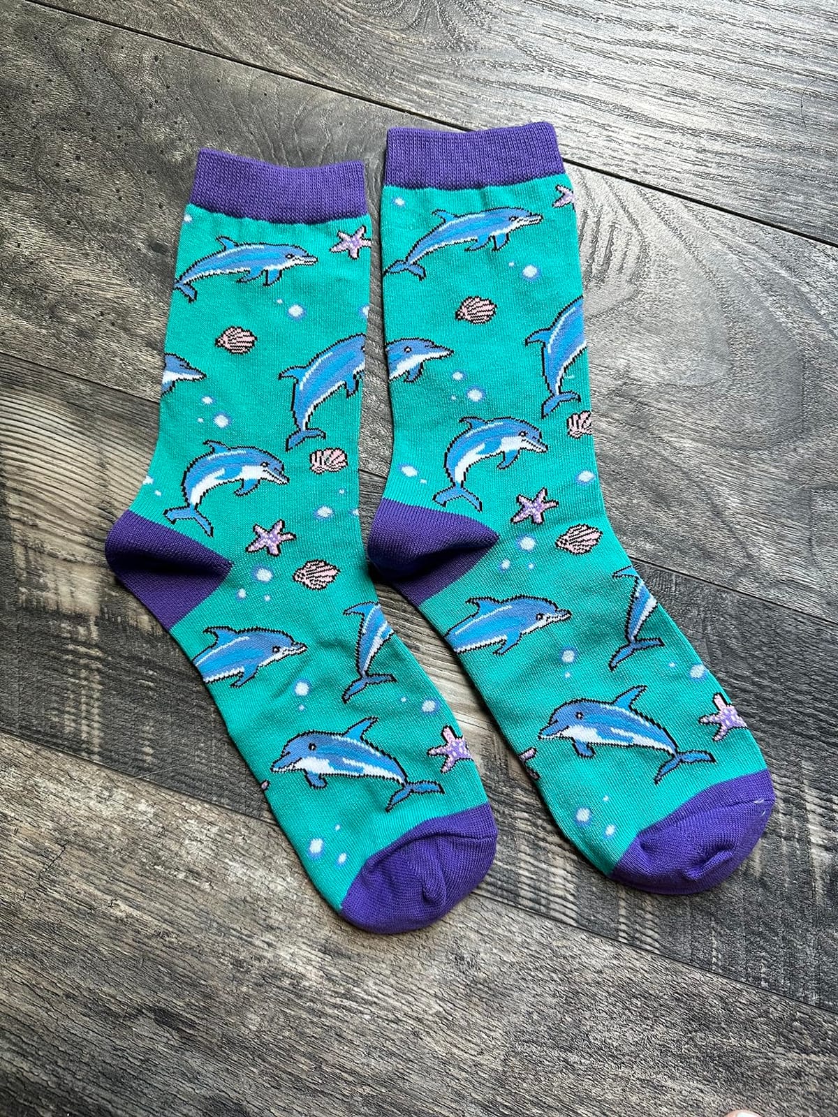 Ocean Gifts Women Men - Shark Whale Dolphin Octopus Turtle Otter Penguin Socks customer photo 1