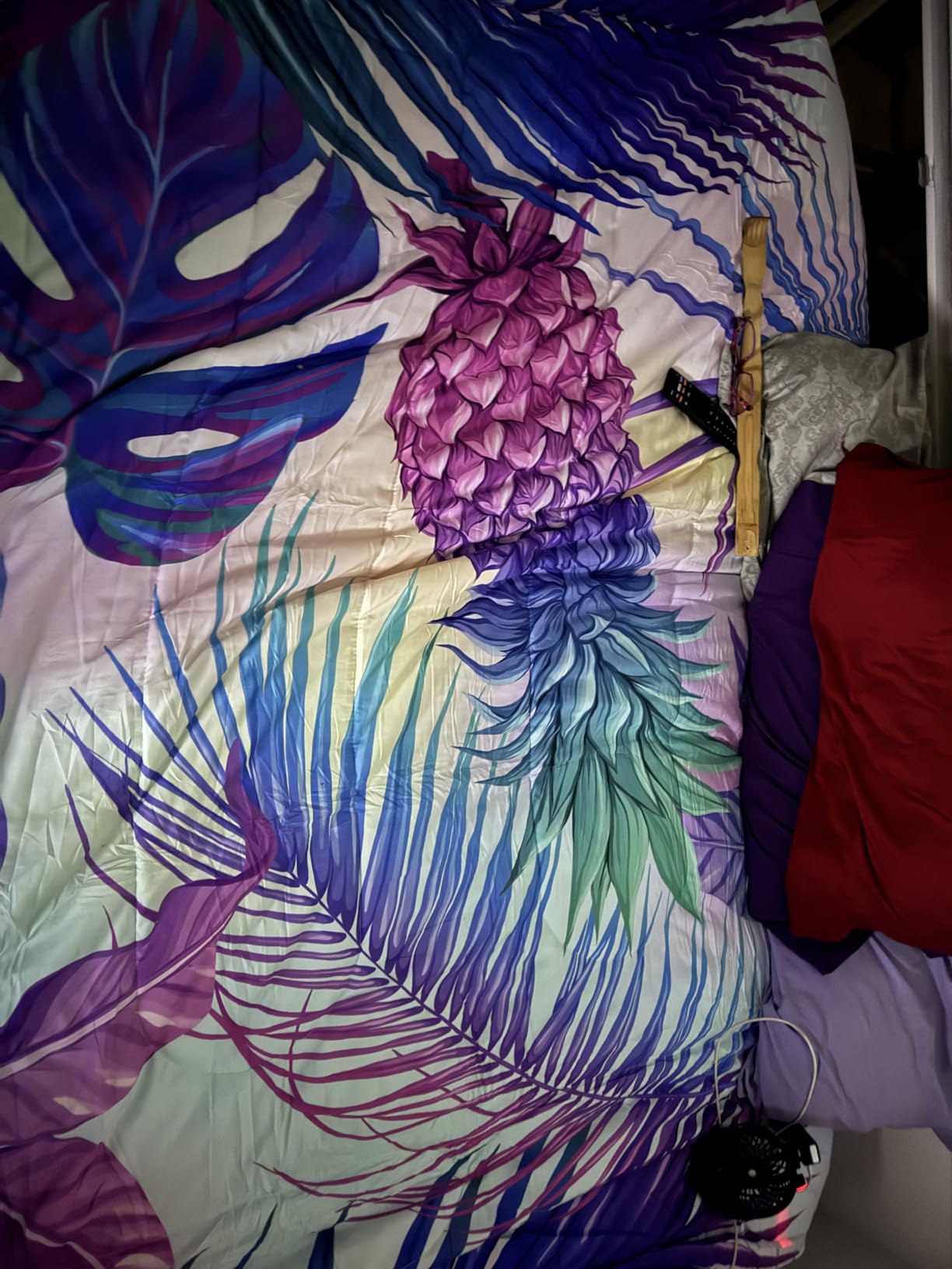 Feelyou Kids Cute Monkeys Bedding Set Cartoon Monkey Banana Decor Comforter for Kids Boys Girls Wild Animal Pattern Comforter Set customer photo 2