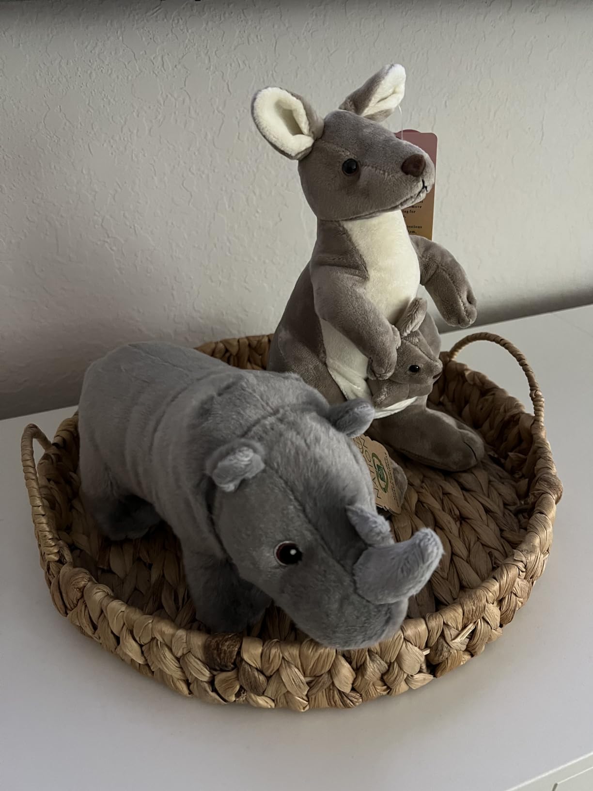 Plush Kangaroo Stuffed Animals Toys Dolls Gifts for Kids Boys Girls customer photo 1