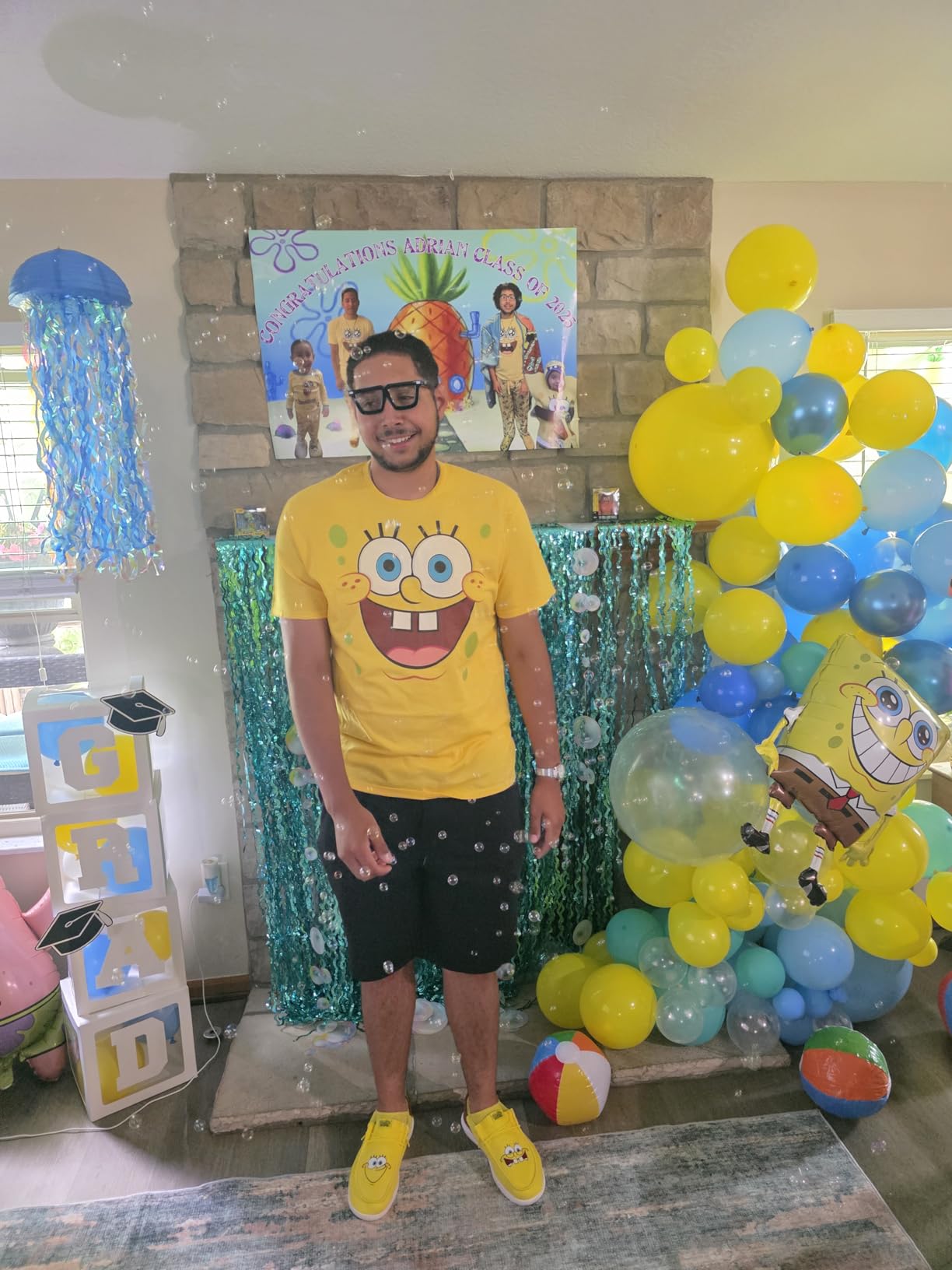SpongeBob Big Face Expressions Collection Unisex Adult T-Shirt customer photo 1