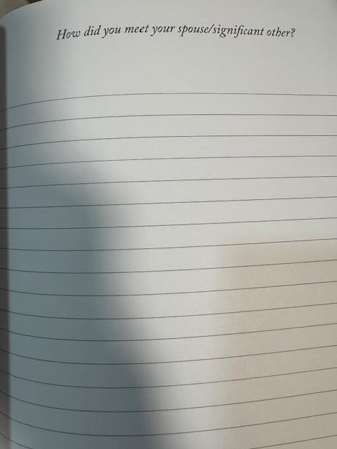 Duncan & Stone Legacy Journal for Grandparents, Memory Book, Ivory customer photo 2