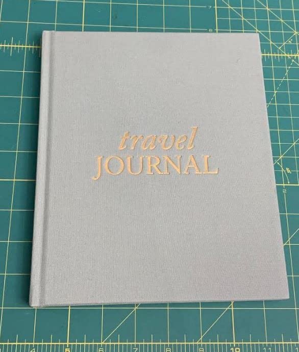 Duncan & Stone Paper Co. Travel Journal with Prompts, Linen Hardcover, Sage Green | 110-page linen travel notebook to record up to 15 trips & adventures customer photo 2