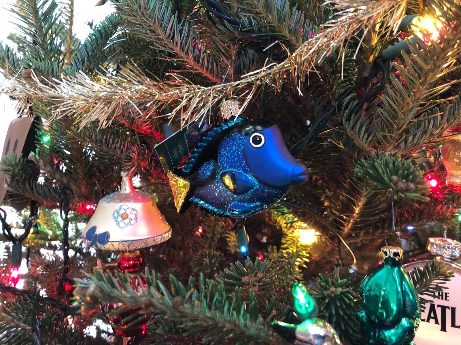 Old World Christmas Peppermint Angelfish Glass Blown Ornament for Christmas Tree customer photo 1