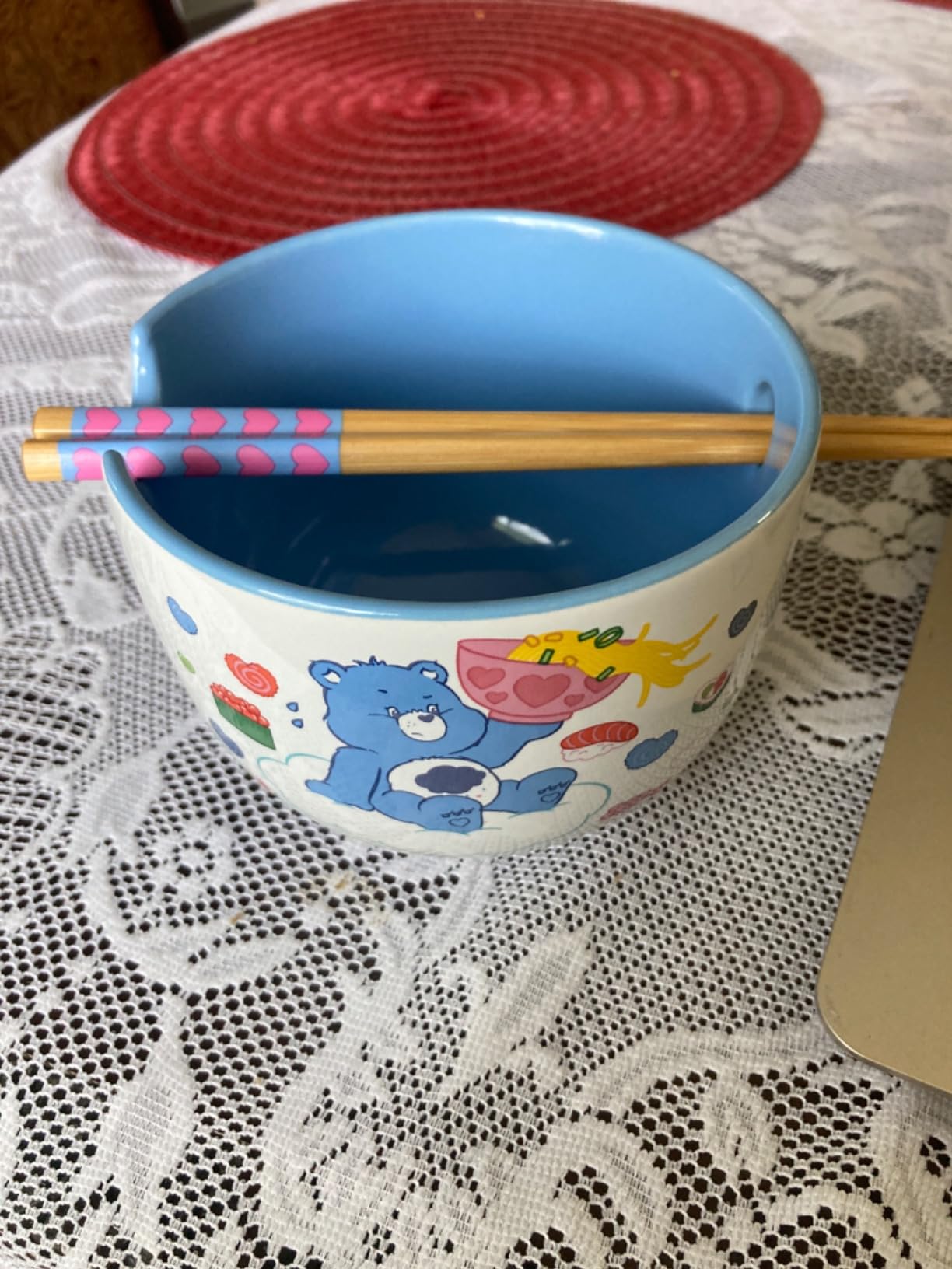 Silver Buffalo Pokemon Pokeball, Ramen Bowl with Chopsticks, 20oz customer photo 1