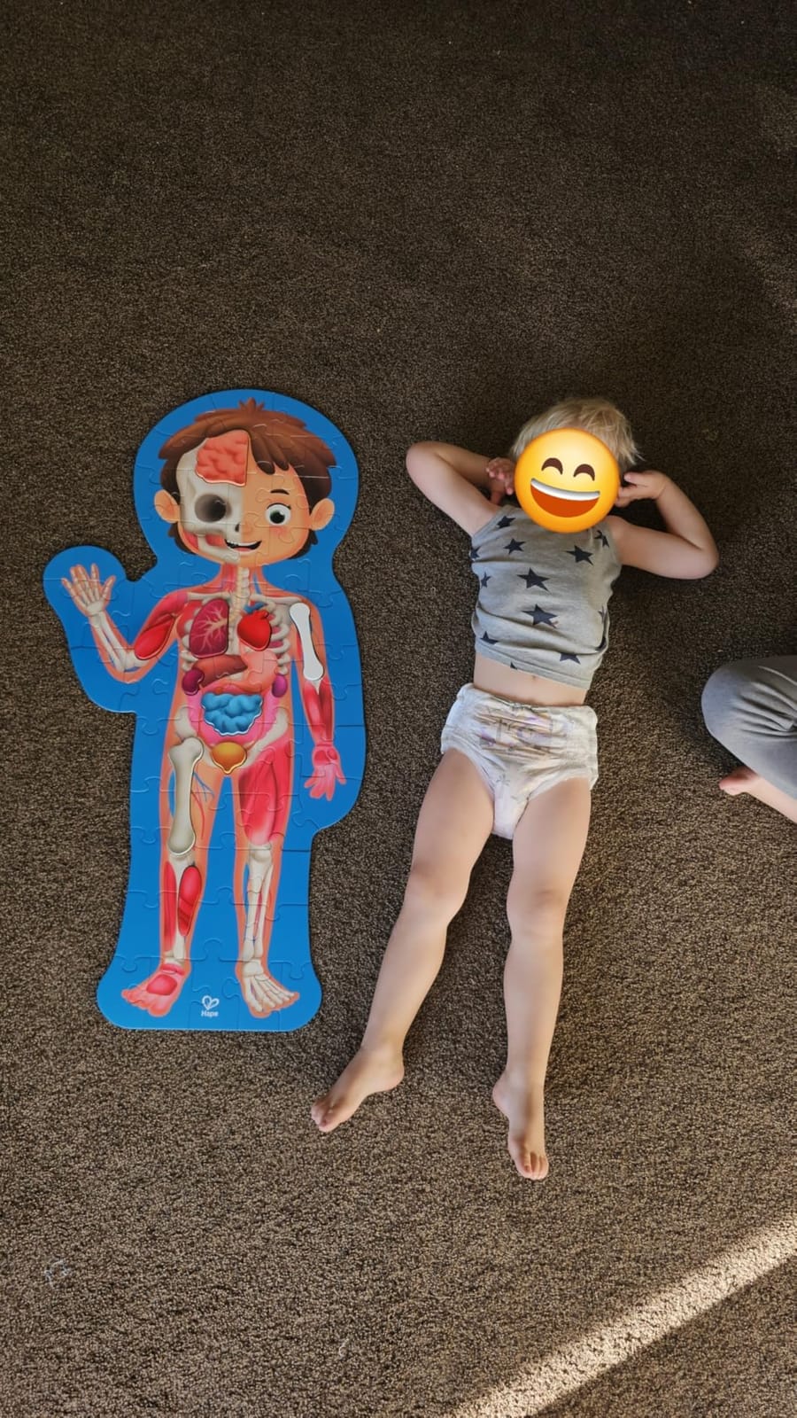 Hape Human Body Puzzle | 60 Oversized Pieces Educational Anatomy Jigsaw, Wooden Organs, for Children 4+ Years customer photo 1