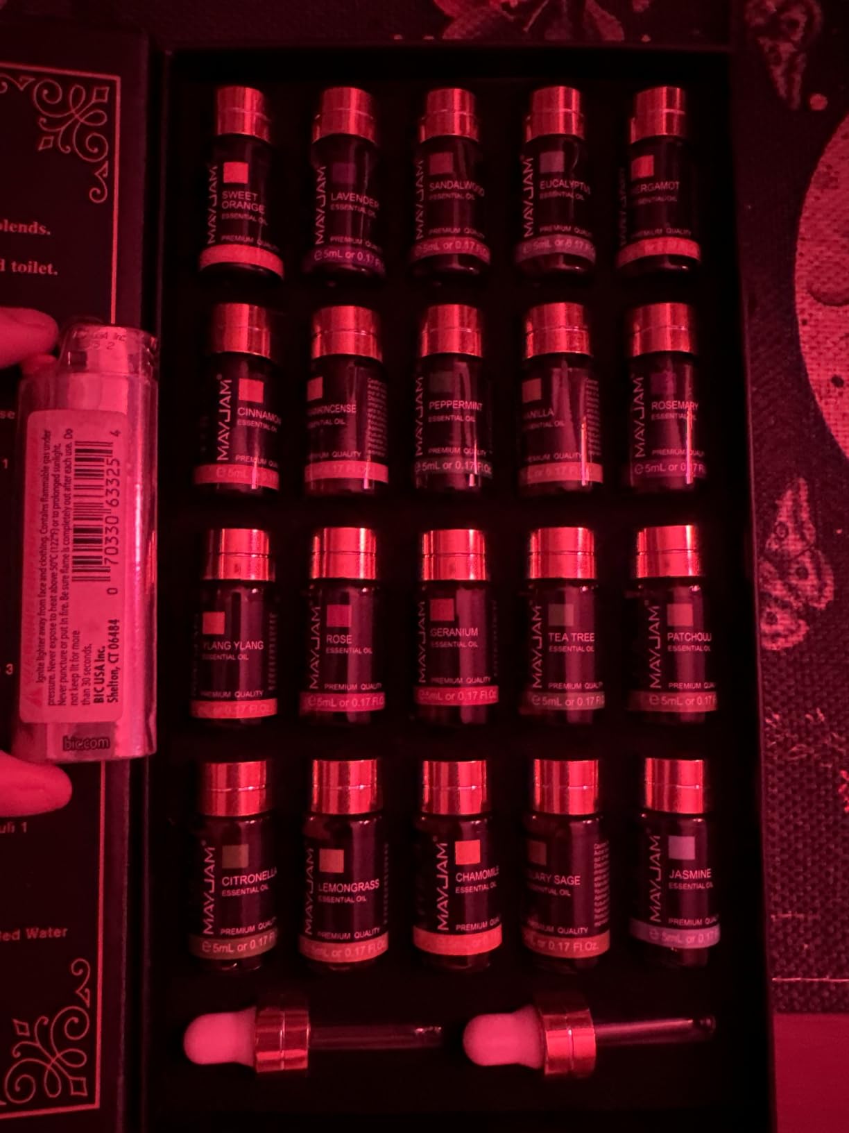 MAYJAM Tea Tree 20 Pcs Pure Essential Oil Gift Set, for Diffuser, Humidifiers, Skin Care, Massage, Fragrance Oil Scent for DIY Candle and Soap Making, Gift for Friend (5ML) customer photo 2