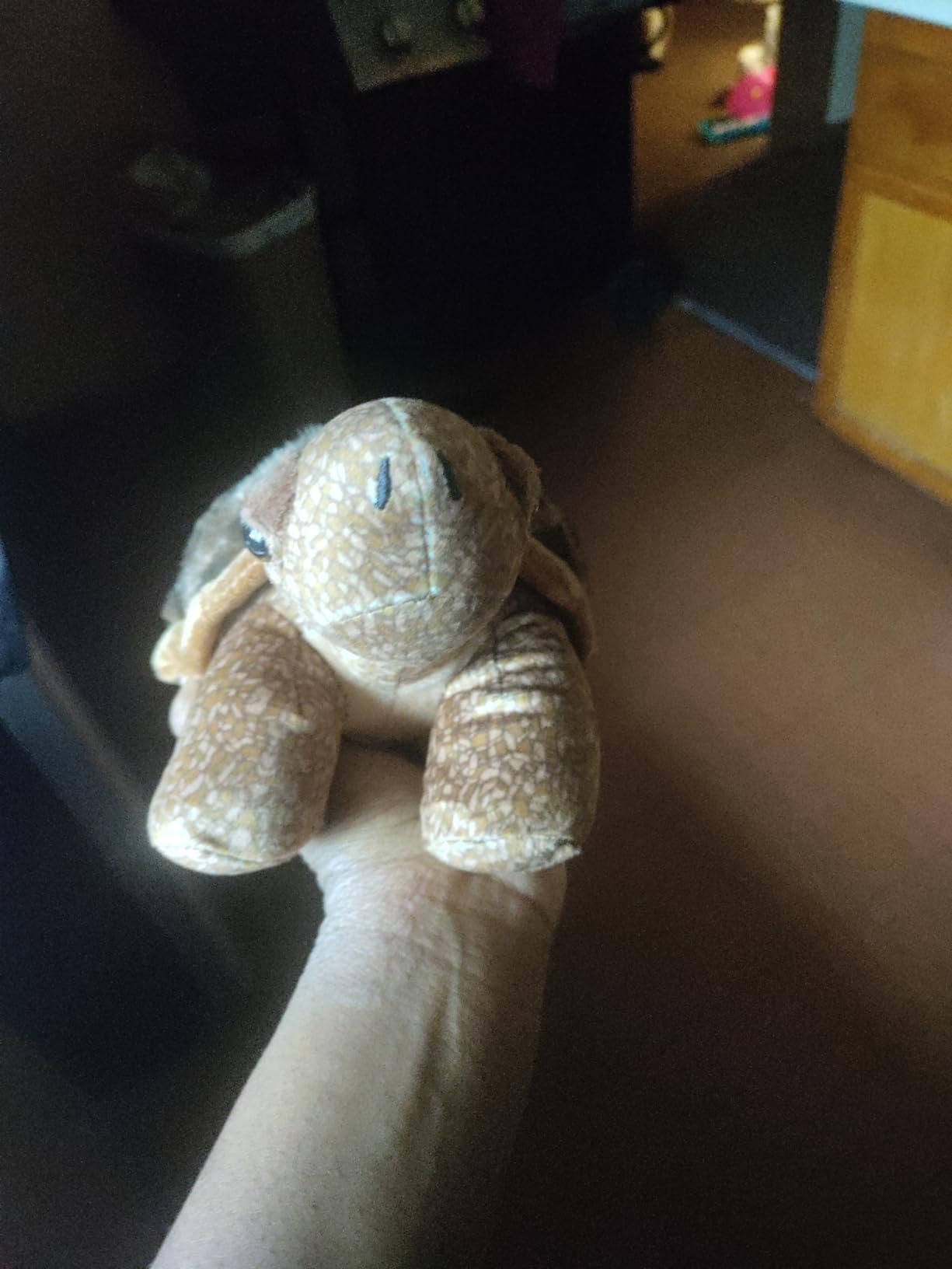 The Petting Zoo Tortoise Stuffed Animal Plush, Wild Onez, 9 in customer photo 1