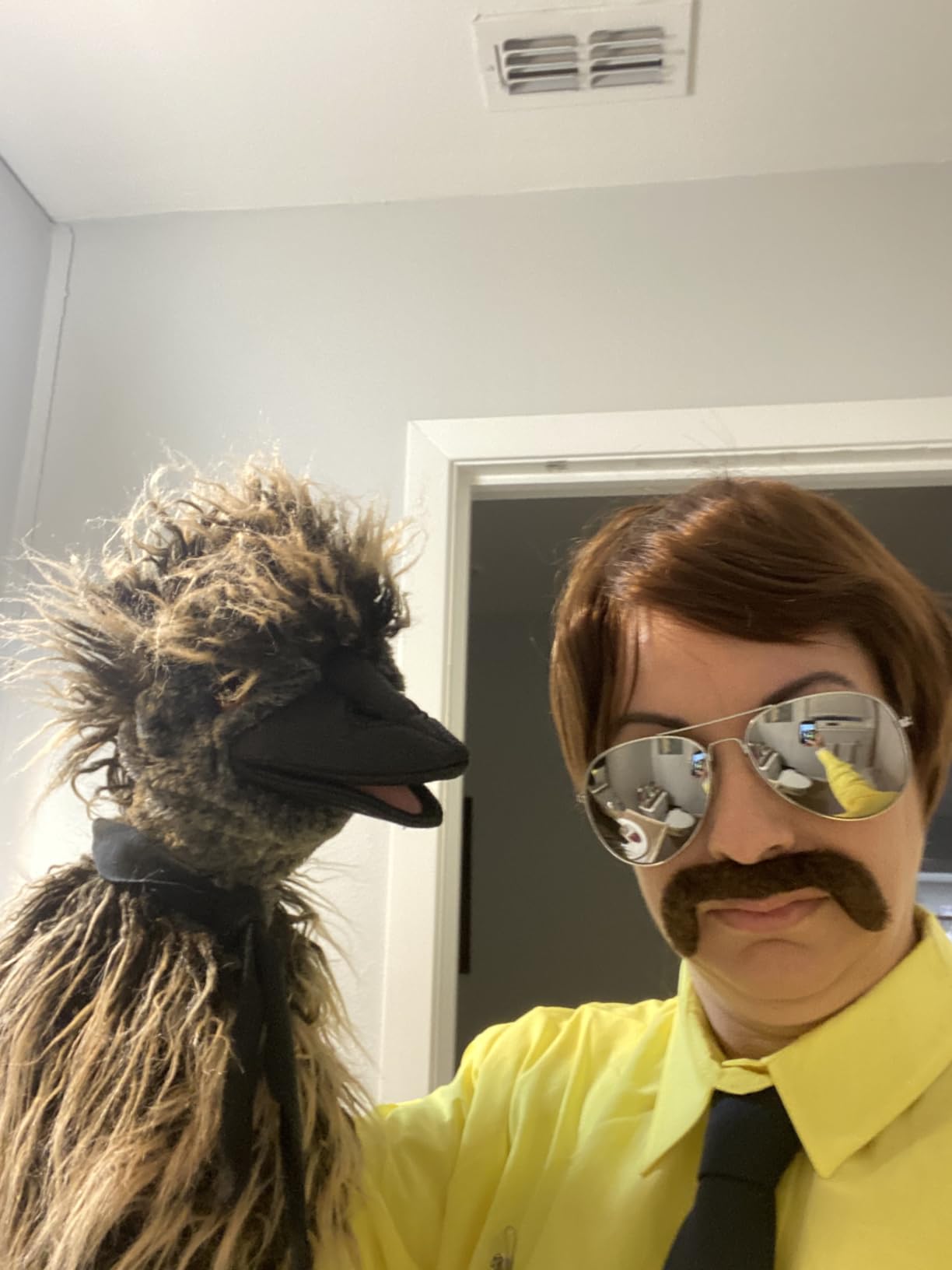 Folkmanis Emu Stage Puppet, Brown customer photo 2