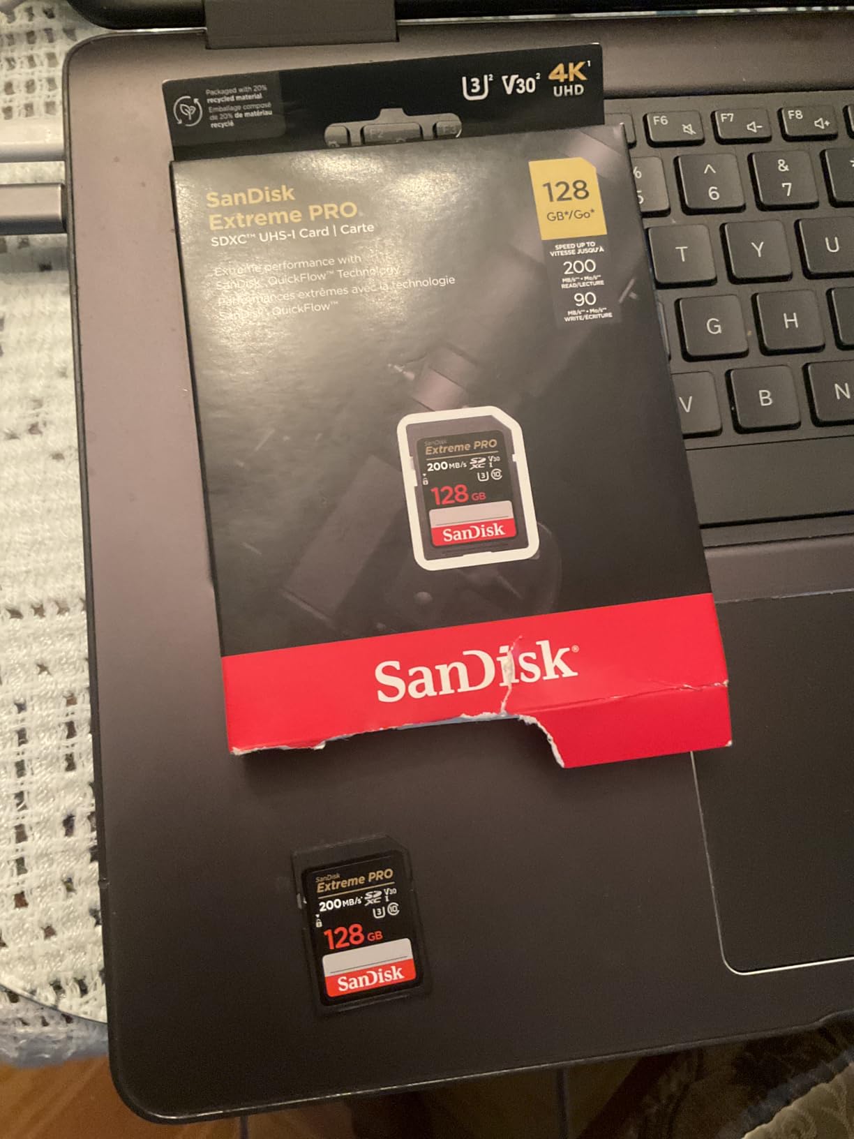 SanDisk 128GB Extreme PRO SDXC UHS-I Memory Card - C10, U3, V30, 4K UHD customer photo 1