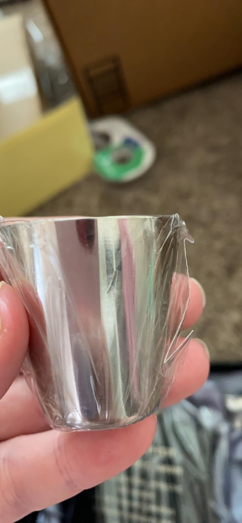 Engraved Stainless Steel Hip Flask, Unique Will You Be My Godfather Proposal Gift and Baptism Keepsake from Godchild (Definition) customer photo 1