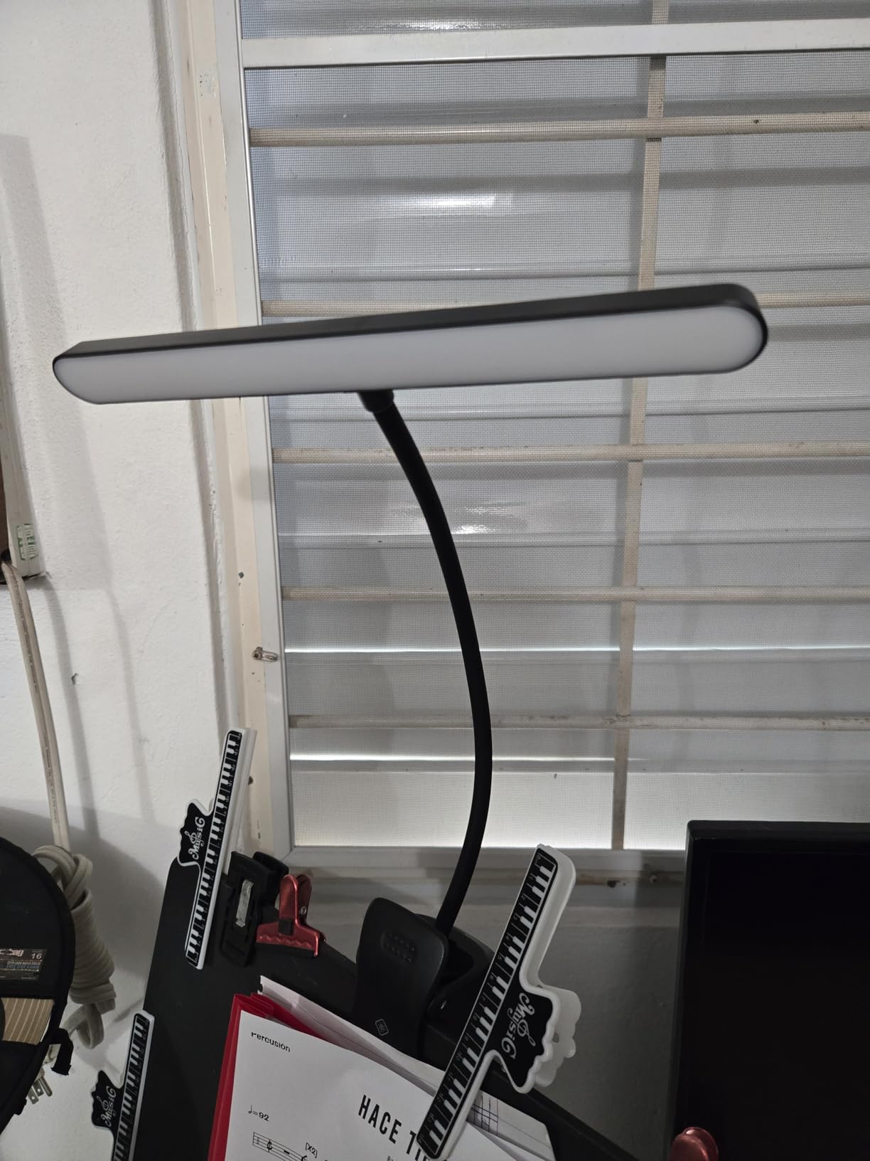 Glocusent Rechargeable Music Stand Light, 11.2