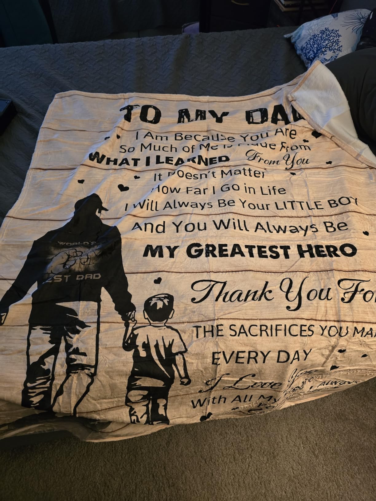 Long Distance Relationship Gifts, Boyfriend Gifts from Girlfriend, Boyfriend Birthday Gift Blanket 60