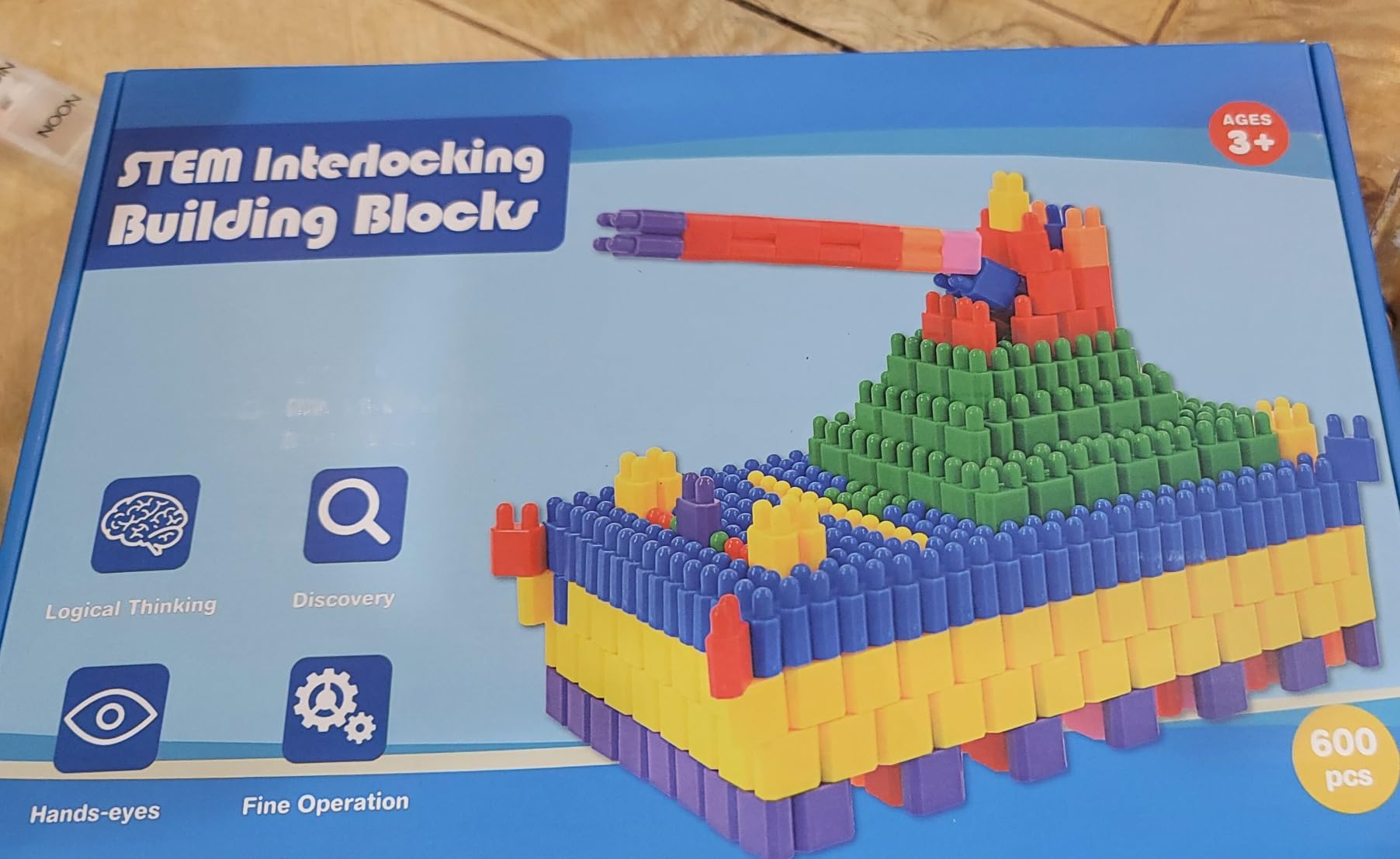 FUBAODA Kids 600pcs Set Building Blocks Construction Toy - Learning Playset STEM Educational Kit customer photo 1