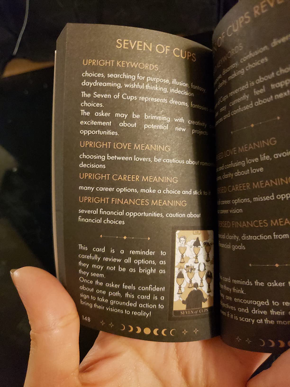 Wyspell Gold Tarot Cards with Guide Book - Unique Tarot Deck for Beginners | Traditional 78-Card Tarot Deck - Gilded Edges & Gold Foil - 200-Page Guidebook - Hand-Illustrated customer photo 1