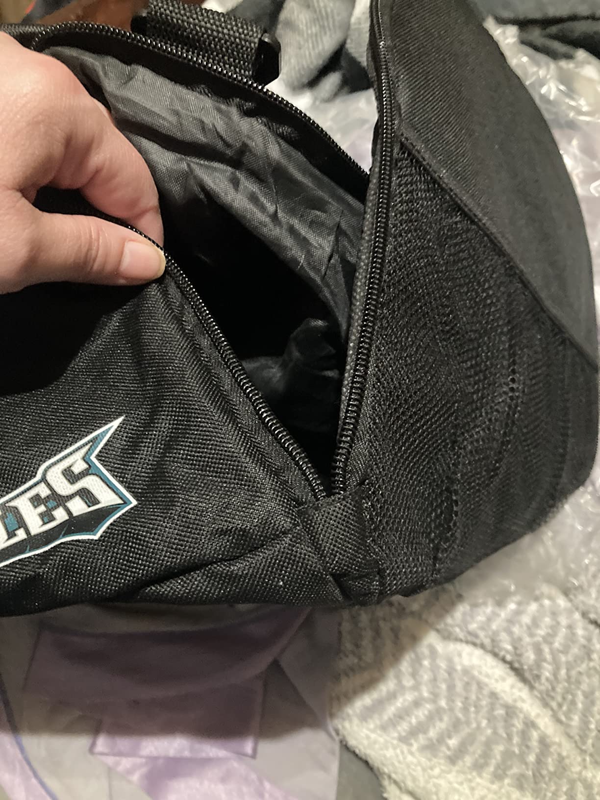 FOCO unisex-adult NFL Solid Big Logo Duffle Bag customer photo 2