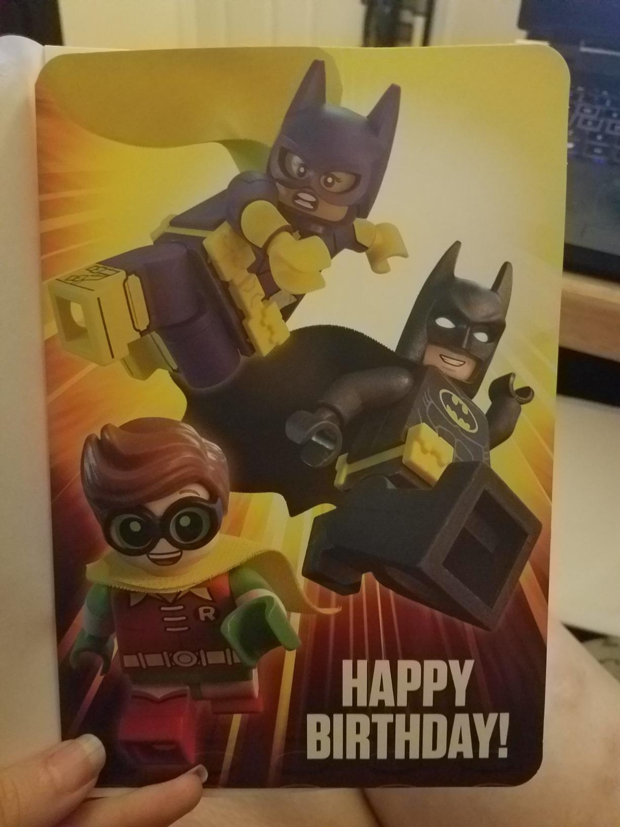 Hallmark Signature Batman Birthday Card (3D Bat-Signal Epic Day) customer photo 1