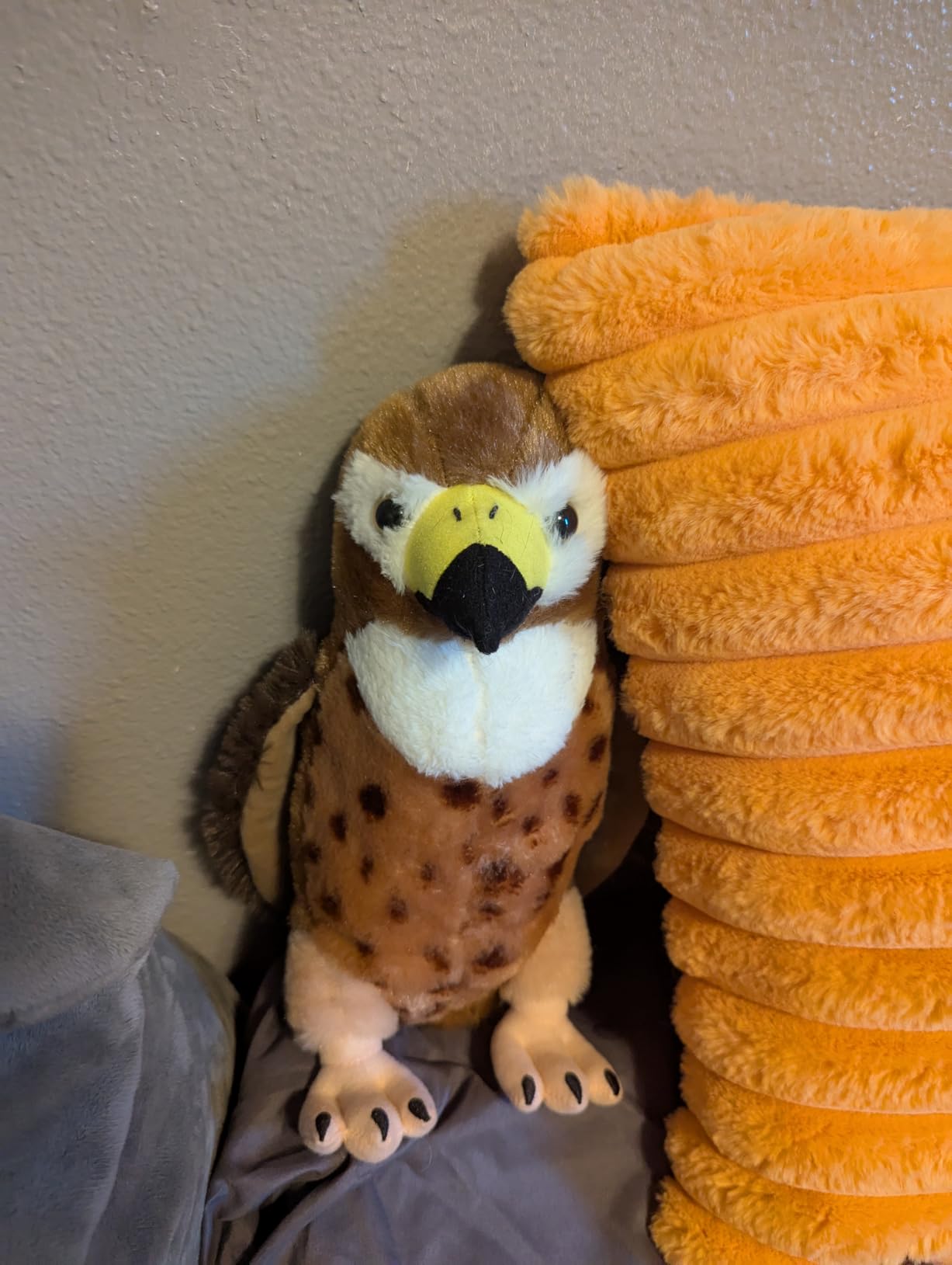 The Petting Zoo Red Tailed Hawk Stuffed Animal Plushie, Wild Onez, 12 in | Red Tailed Hawk Realistic Wildlife Zoo Animals by Zoologee. Great Toys for Girls and Boys. Plush Gifts for Kids customer photo 1