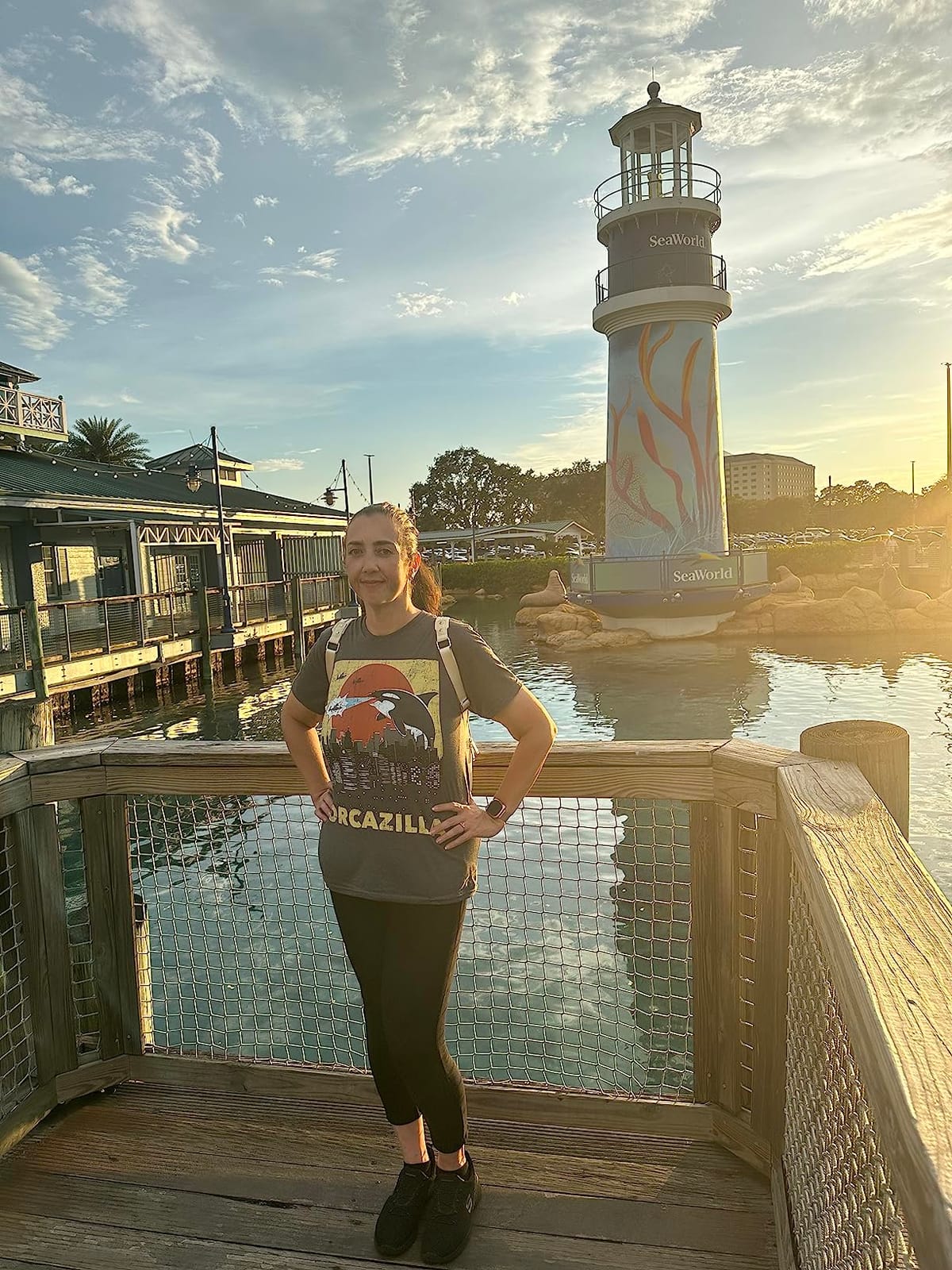 Orcazilla - Whale Lover Ocean Marine Biologist Whales T-Shirt customer photo 1