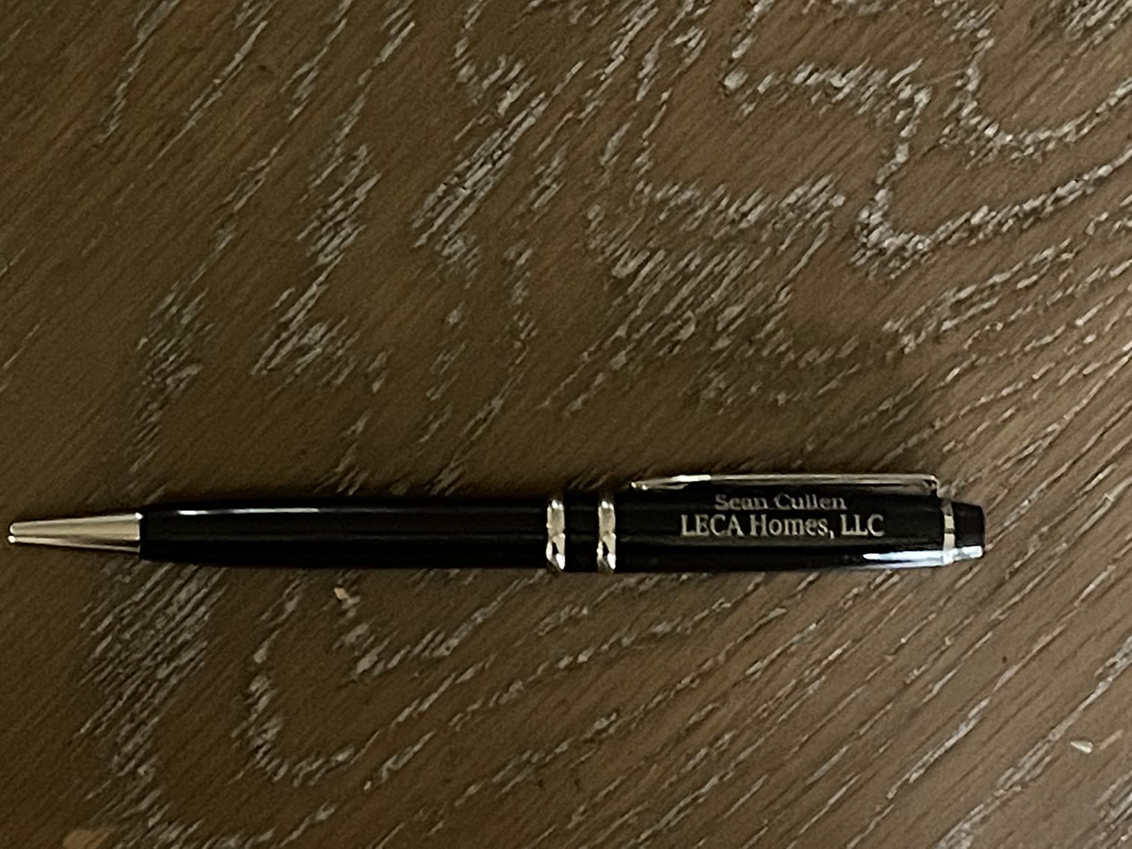 Personalized Promotion Pens - Engraved Your Message Name Company Team Name | Advertising Business Gift Office Writing Set Custom Phone Number Business Name Perfect for Business Men 5 Pens/BOX customer photo 1