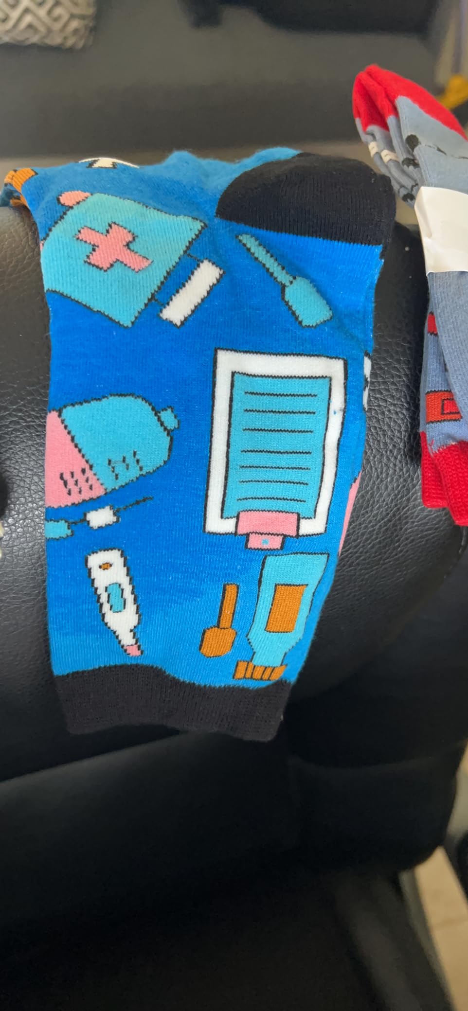 Jeasona Nurse Gifts for Women Gifts for Nurses Funny Fun Nurse Week Crew Cotton Socks Women's Gifts for Nurses Female Nursing Accessories for School Nurses Day Graduates Stuff Birthday Essentials customer photo 2