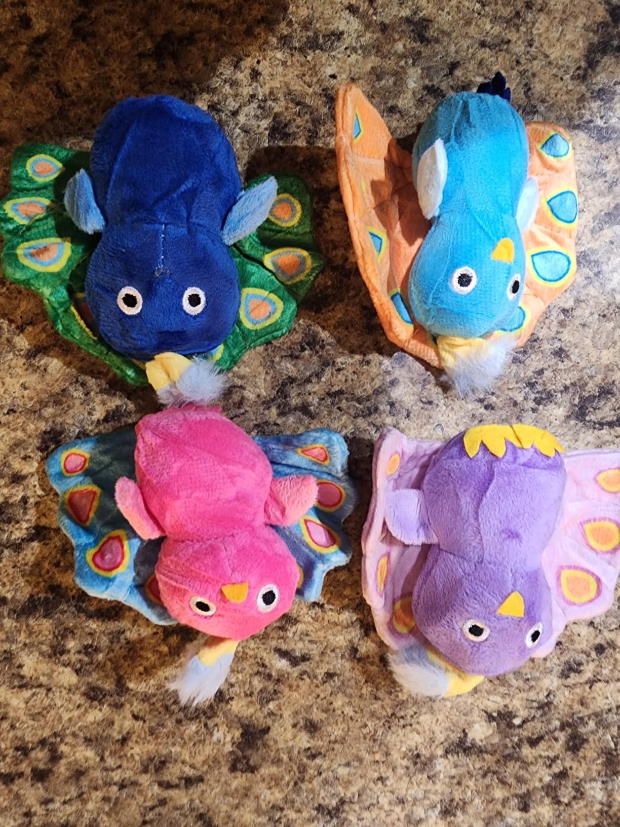 Skylety 18 Inch Peacock Stuffed Animal with 4 Baby Zippered Plush Toy Gift | Zippered Tummy Design, Mommy's Belly Stuffed Peacock, Cuddly Soft Plushie Animals Toys for Birthday Gifts, Zoo Party Decor customer photo 1