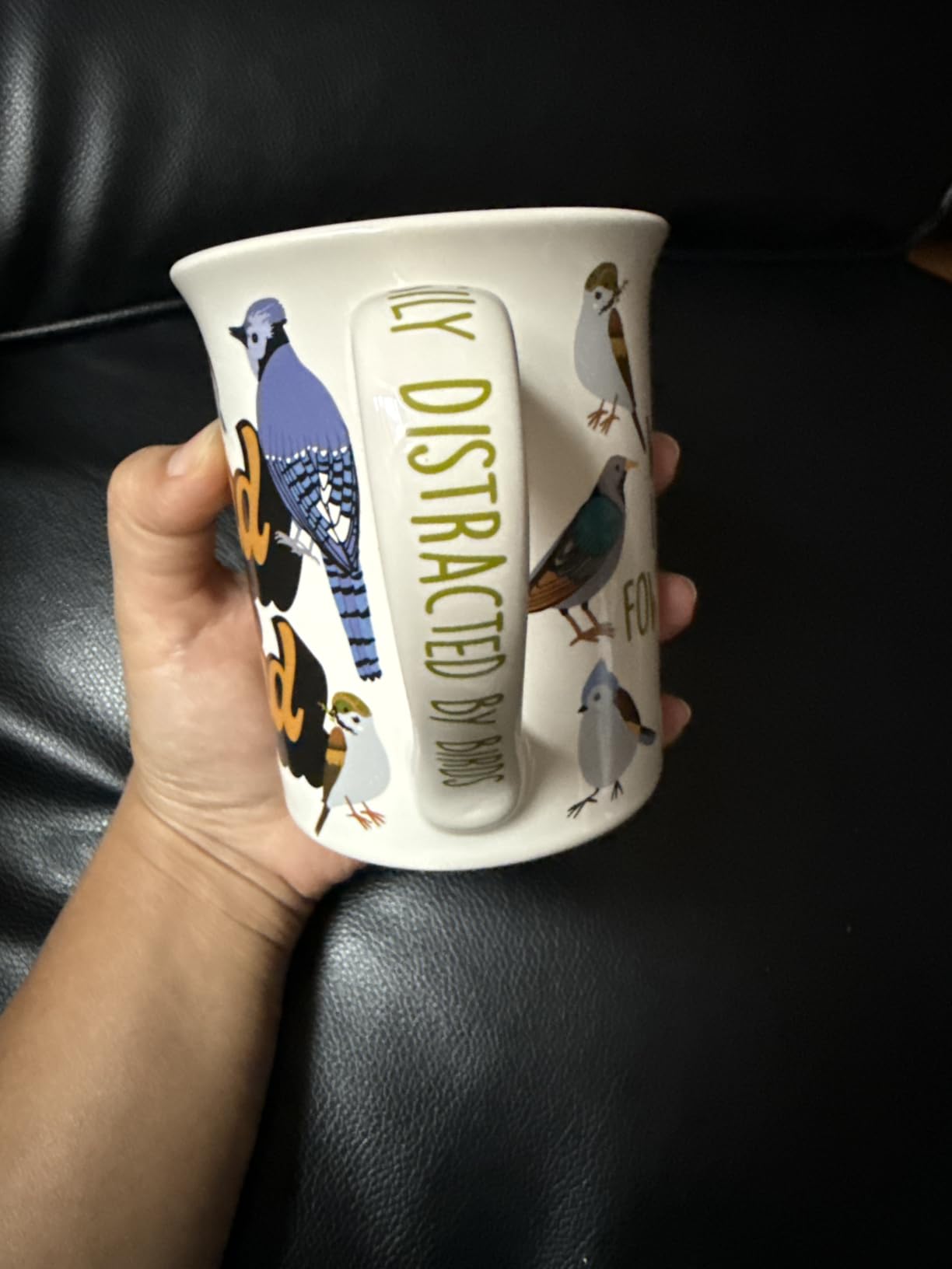 Enesco Our Name is Mud Bird Nerd Mug Fowl Language Coffee Mug, 16 Ounce, Multicolor customer photo 1