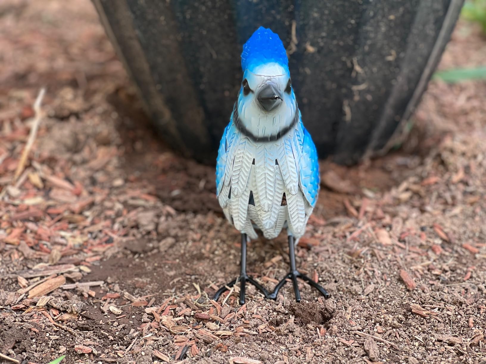 Metal Woodpecker Bird Figurine - Beautiful Backyard & Garden Gift, Birds Statue Sculpture Art Large Realistic - Outdoor Spring, Summer Metal Yard Art for Lawn Ornament Decoration Ornament Decor 7