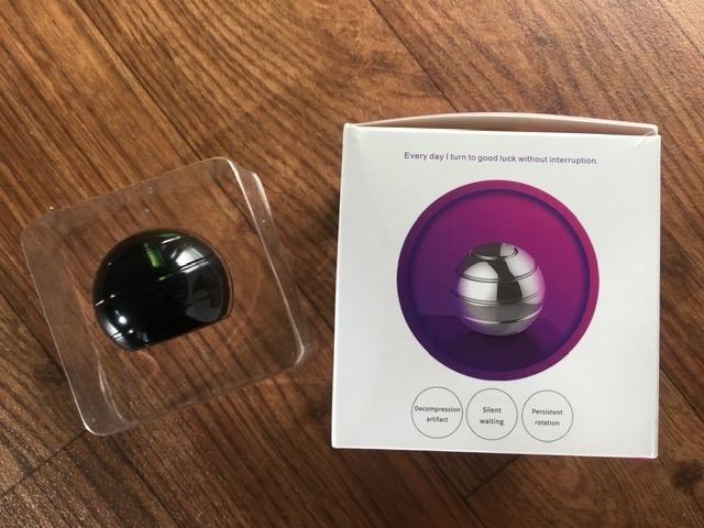 Kinetic Spinning Desk Toy Metal Fidgets ADHD 1.54in Rainbow Silver | Polished Alloy Fidget Spinner, Optical Illusion Hypnotic, Stress Relief Adults Kids, Party Gifts & Stocking Stuffers customer photo 2