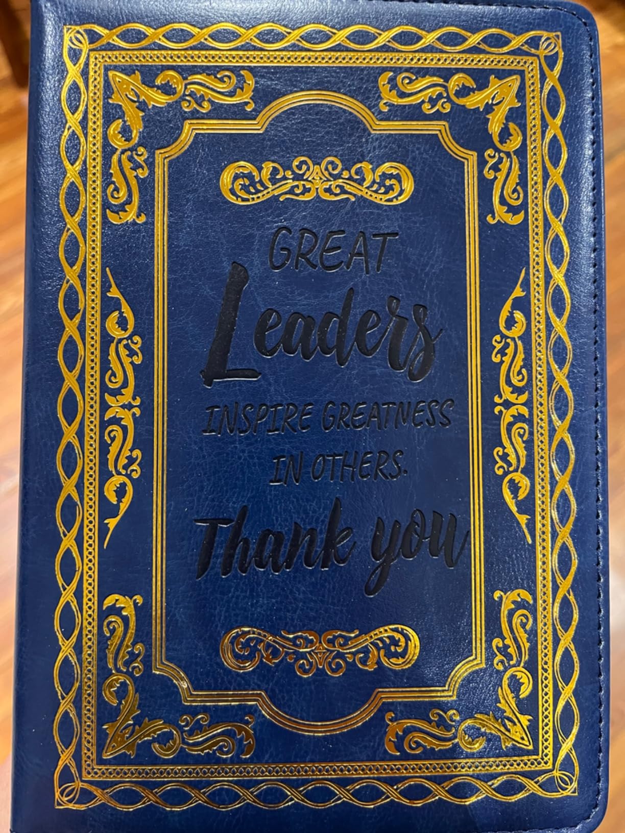 LBWCER Boss Appreciation Gift Mentor Notebook - Great Leaders Leather Journal Notebooks customer photo 1