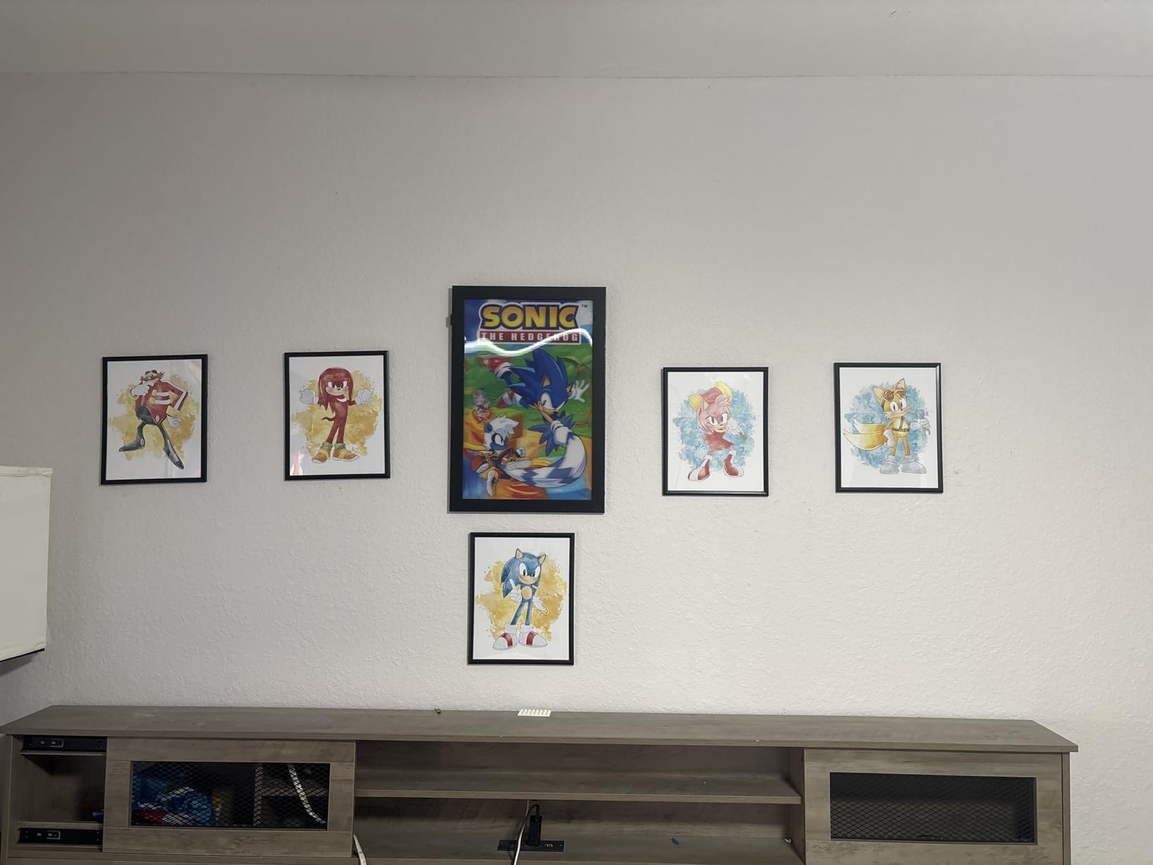 Nistio Hedgehog Kids Wall Art Prints, Set of 6 Unframed, 8x10 Inches customer photo 1