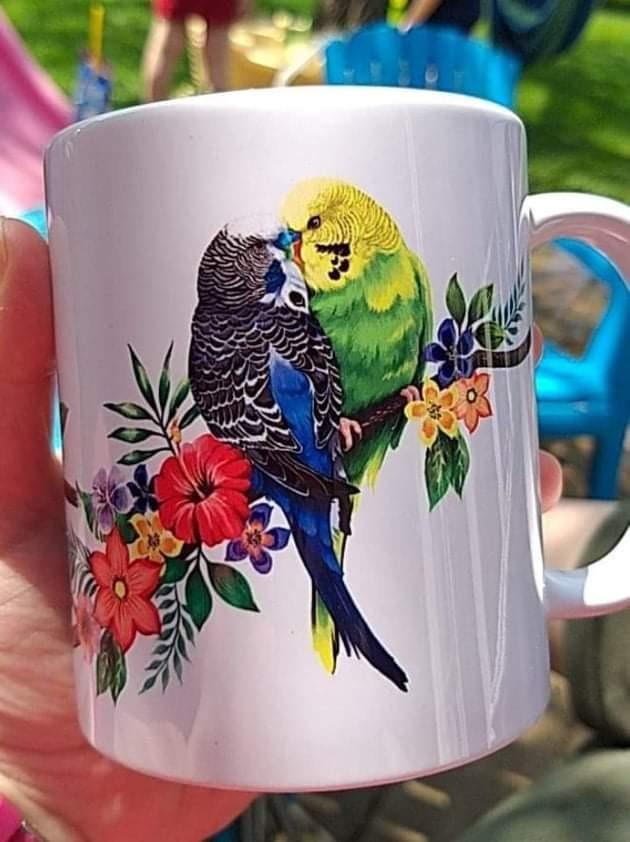MUGBREW American Robin Birds Ceramic Coffee Mug Tea Cup, 11 OZ customer photo 1