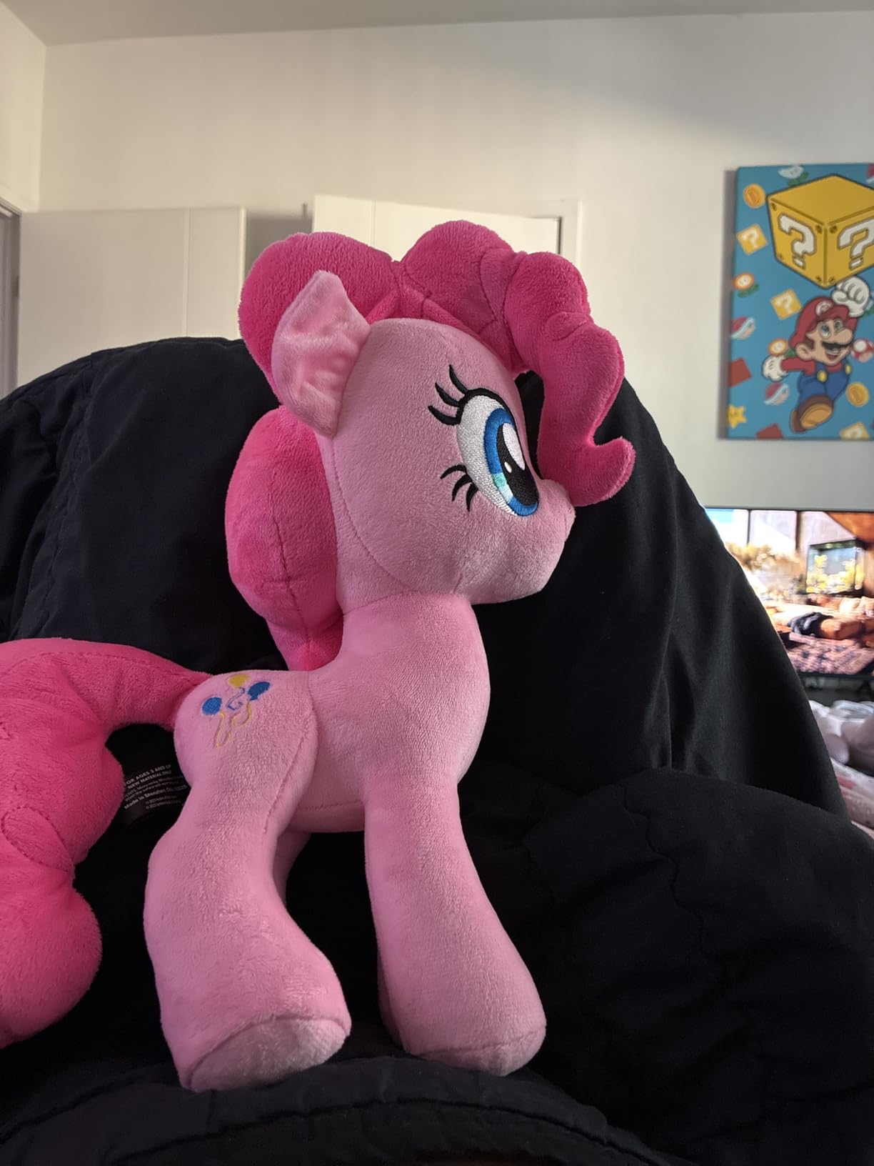 My Little Pony - Pinkie Pie Plush Toy - Officially Licensed Product, Soft and Cuddly Collectible for Fans and Collectors - Ideal Gift for Kids and Adults - Ages 3+ customer photo 1