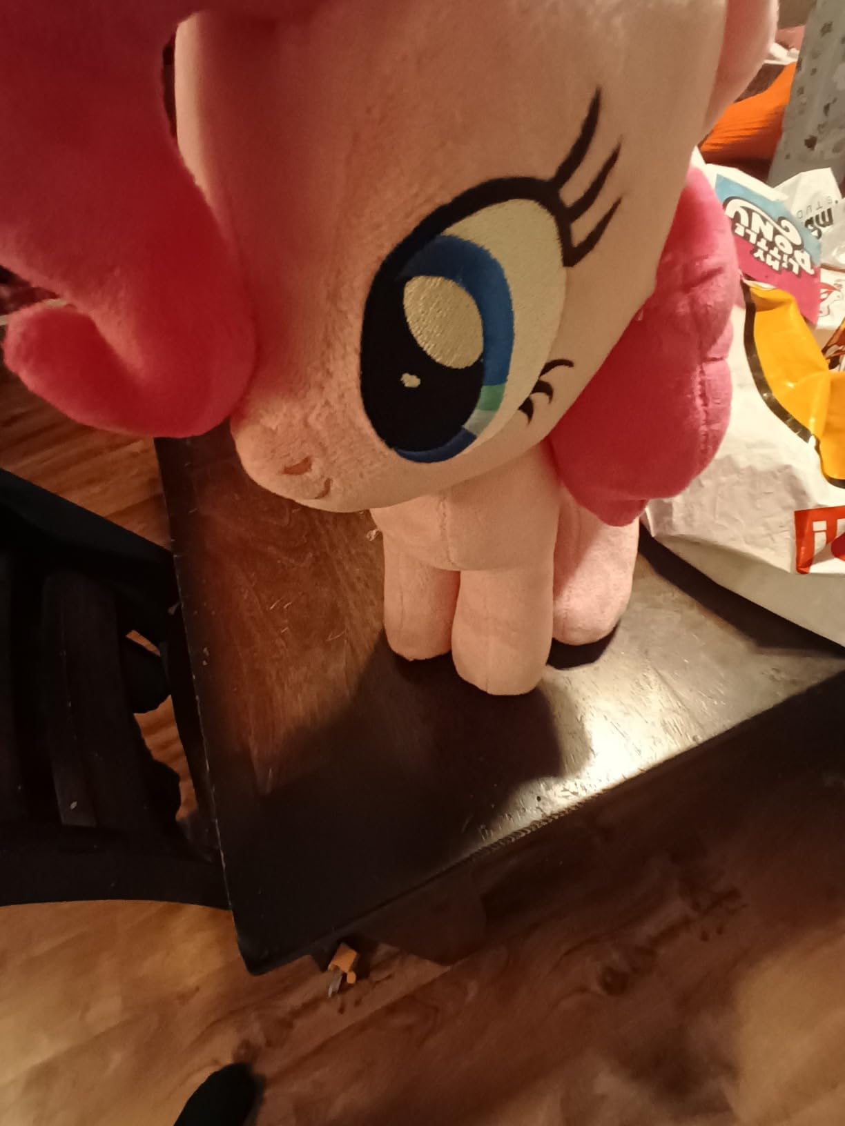 My Little Pony - Pinkie Pie Plush Toy - Officially Licensed Product, Soft and Cuddly Collectible for Fans and Collectors - Ideal Gift for Kids and Adults - Ages 3+ customer photo 2