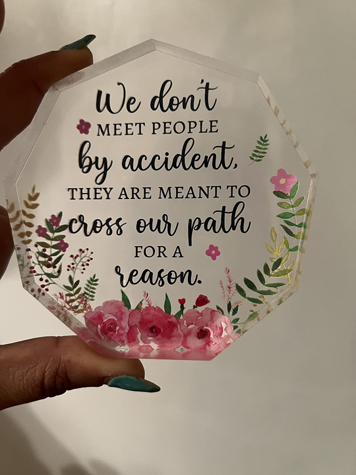 Yinder Thank You Gifts for Women Appreciation Gifts Inspirational Quotes Acrylic Desk Decor customer photo 1