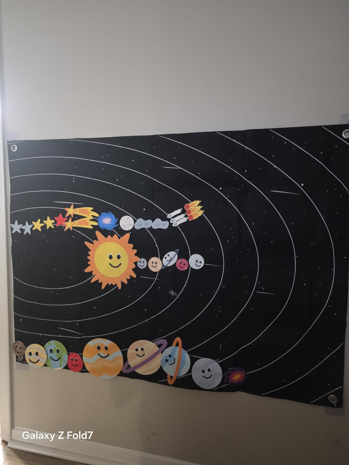 BONNYCO Solar System for Kids Toys with 61 Felt Figures. Space Montessori Toys, Girls Boys Birthday Gifts Planets. Felt Board for Toddlers Story, Educational Kids Gifts 3 4 5 6 7 8 Years, Christmas customer photo 2