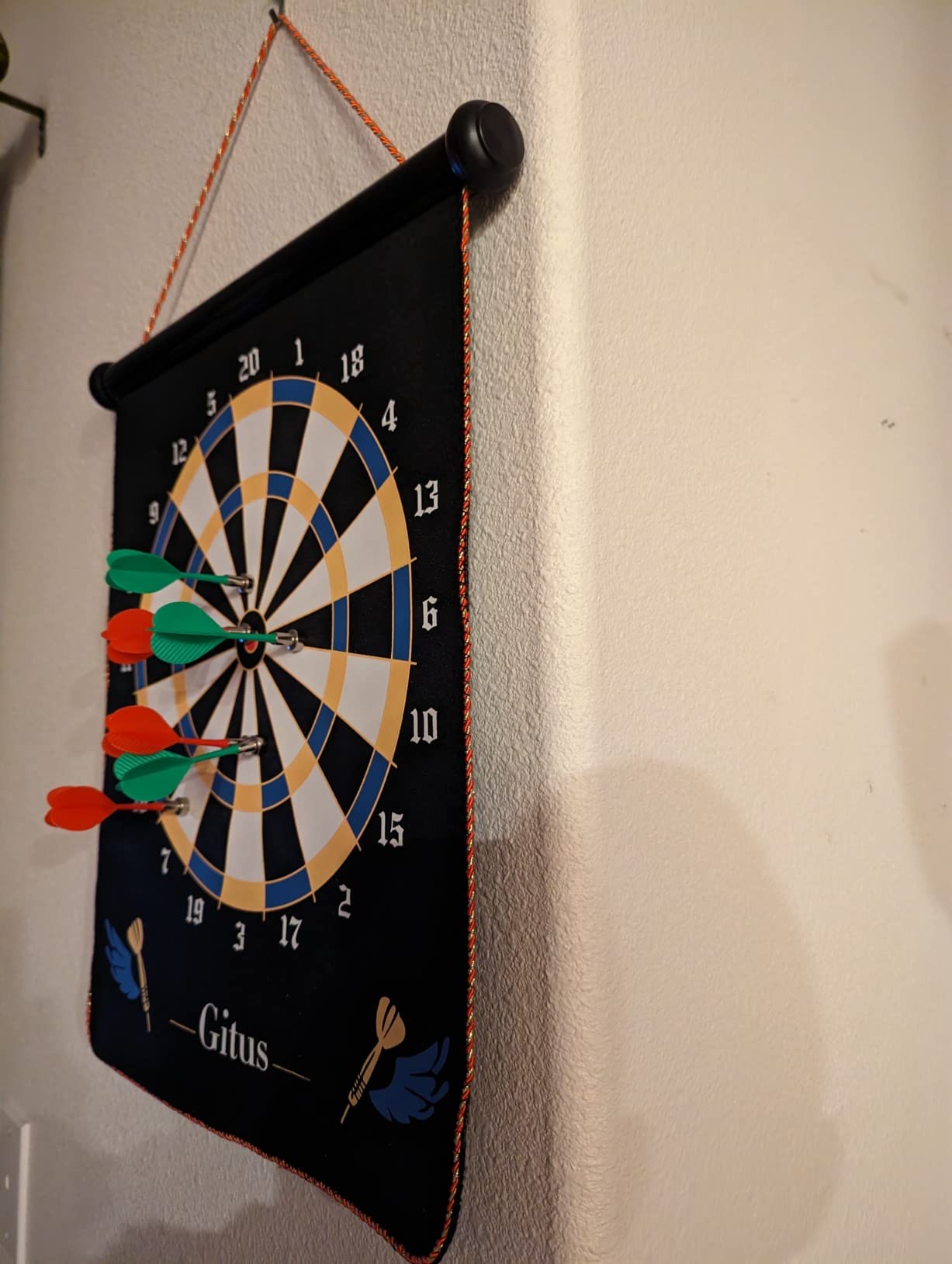 Gitus Magnetic Dart Board Indoor Outdoor Games for Kids with 12 Darts, Gifts for Teenage Boys Teen Boy Gift Ideas Gifts for Boys 8 9 10 11 12 13 14 Years Old Game Room Decor customer photo 2