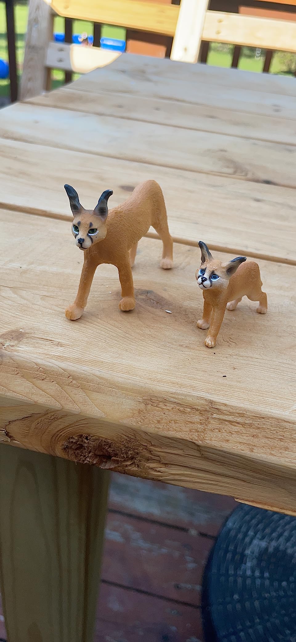 Schleich Wild Life Realistic Female Caracal Toy Figurine - Authentic and Highly Detailed Animal Toy, Durable for Education and Fun Play, Perfect Toy for Boys and Girls, Ages 3+ customer photo 1