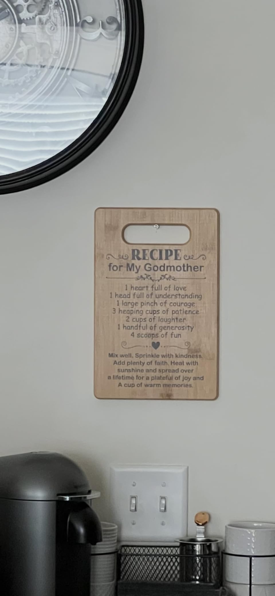 Popular Babysitter Gifts, Cutting Board Gift for Babysitter, Babysitter Appreciation Gift, Thank You Gift for Babysitter Christmas Birthday customer photo 1