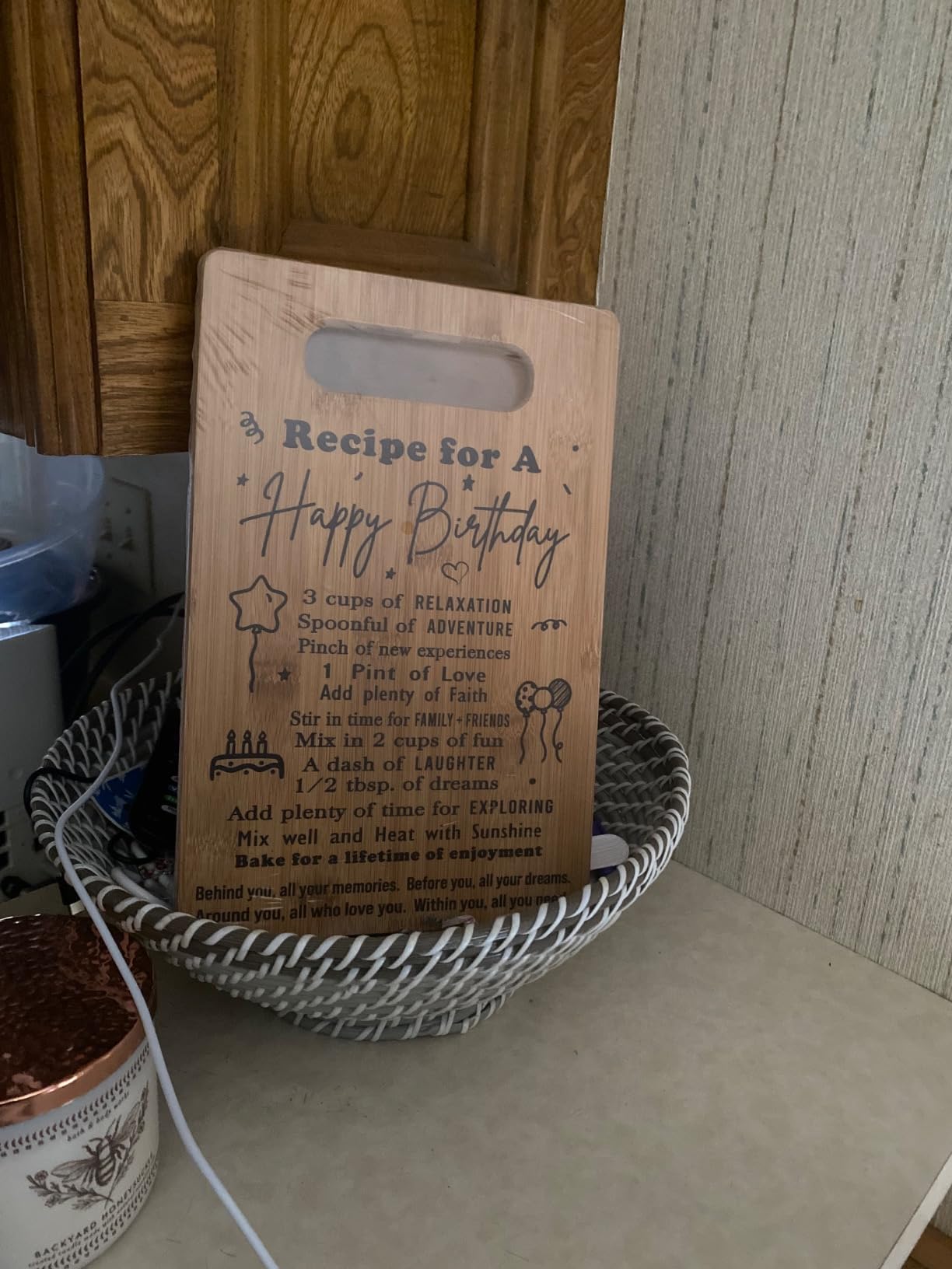 Popular Babysitter Gifts, Cutting Board Gift for Babysitter, Babysitter Appreciation Gift, Thank You Gift for Babysitter Christmas Birthday customer photo 2
