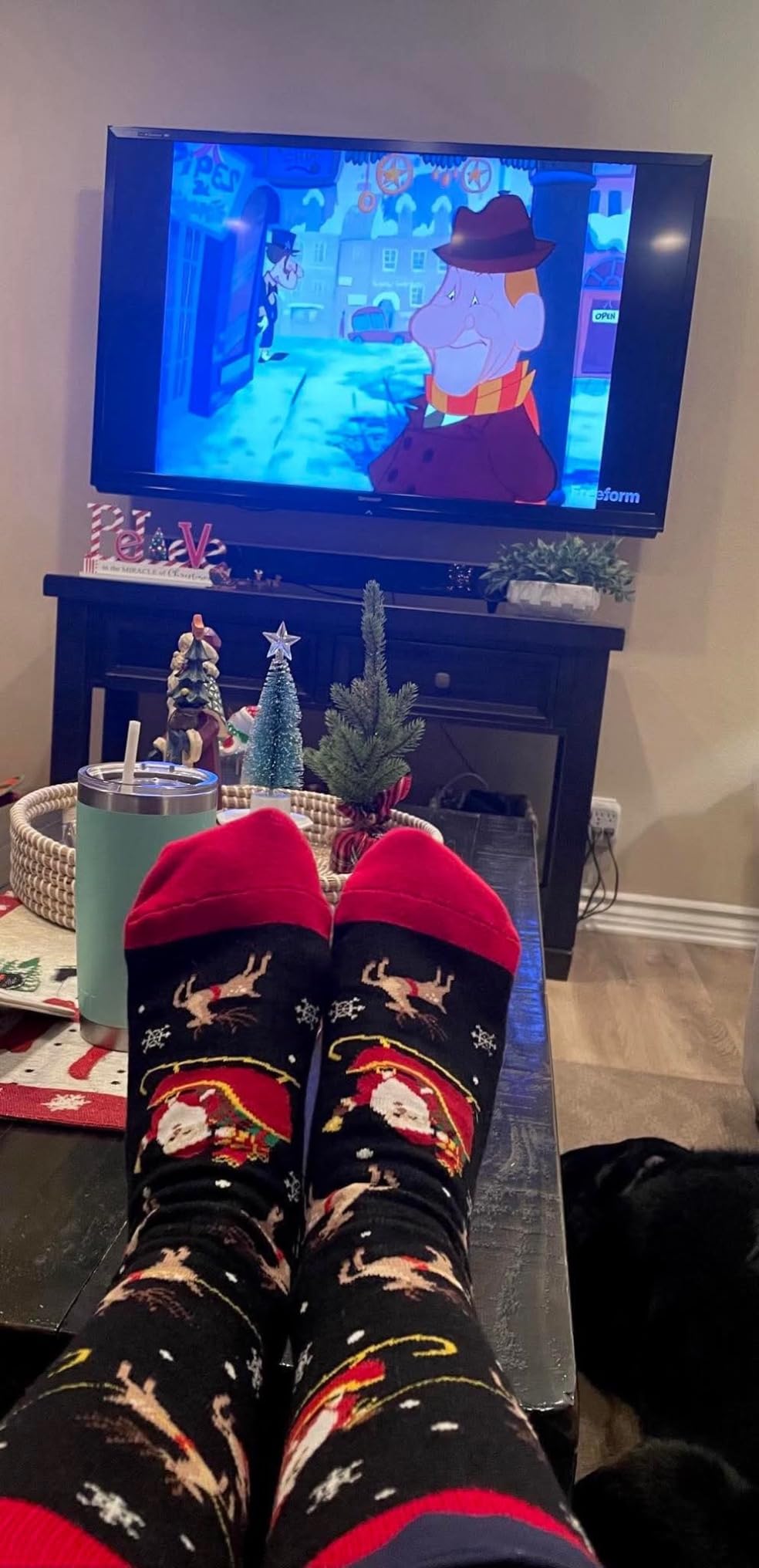 Christmas Socks for Adult - Deer Elf Xmas Movie Gifts, Merry Xmas Stocking Stuffers customer photo 1